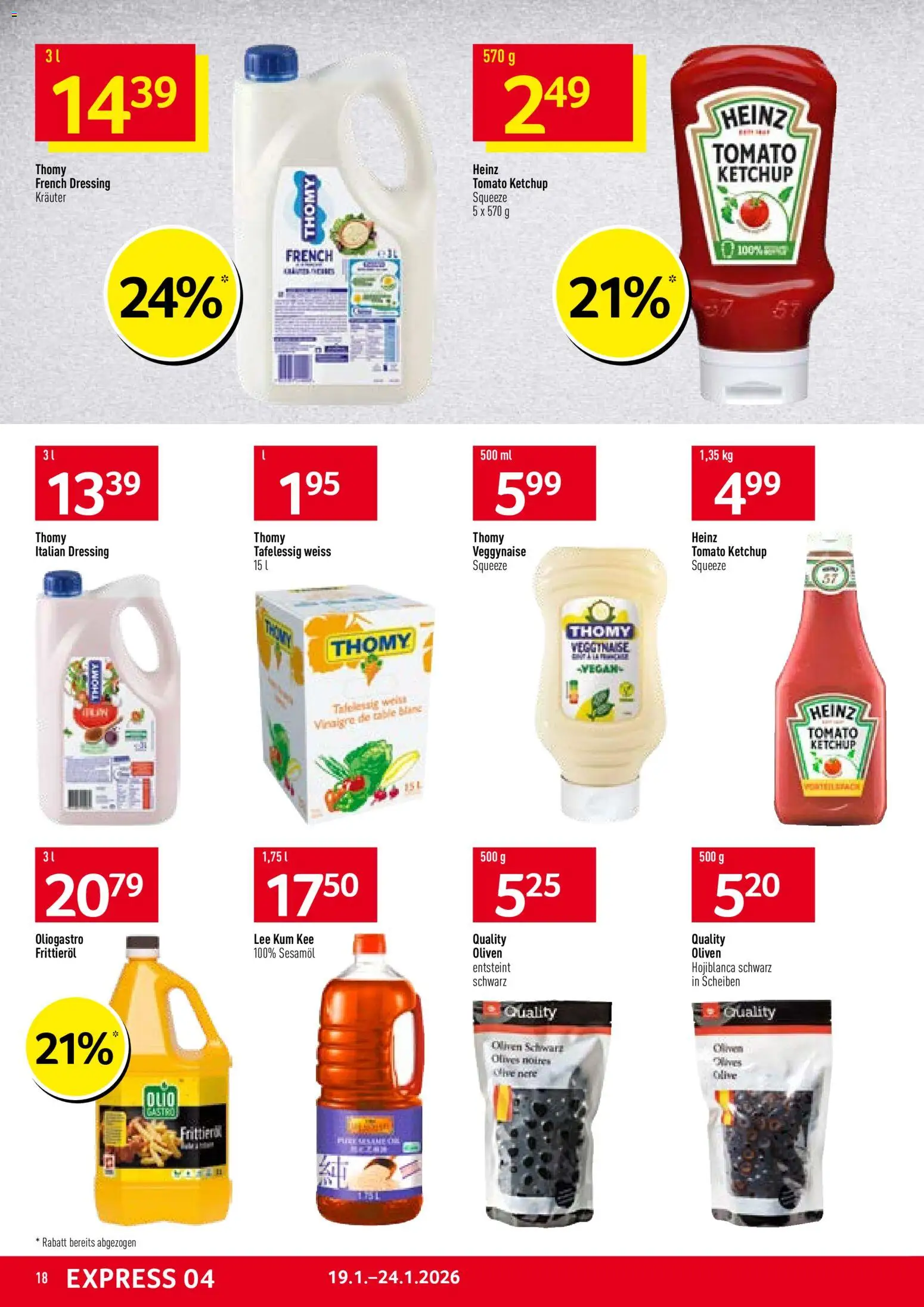 Prodega Aktionen – gültig ab 19.01.2026 | Seite: 18 | Produkte: Dressing, Ketchup