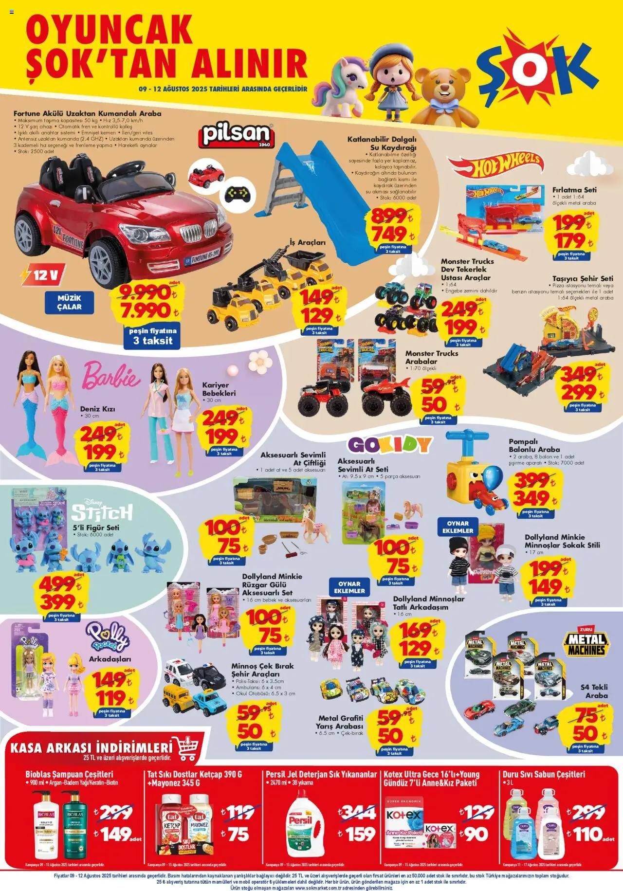 Şok Market Hafta sonu fırsatları - 09.08.2025 tarihinden itibaren geçerlidir | Sayfa: 1 | Ürünler: Şampuan, Deterjan, Bağlayıcı, Kasa