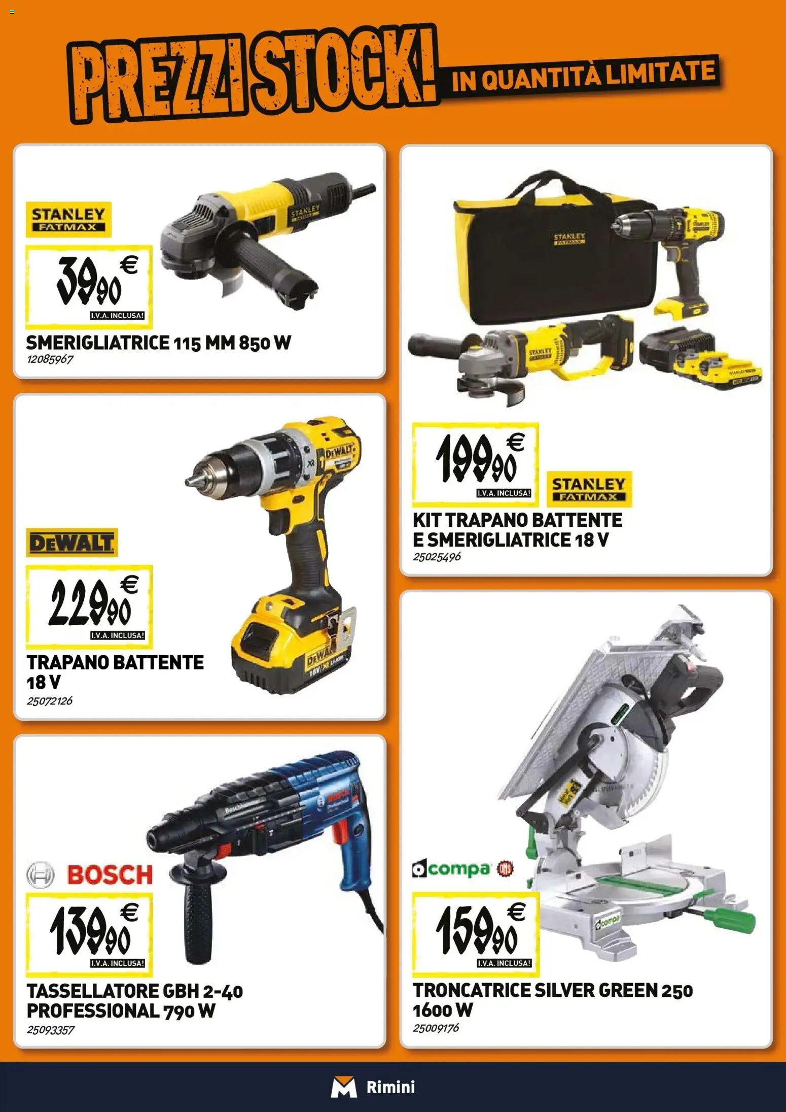 Volantino TECNOMAT del 27.11.2025 | Pagina: 18 | Prodotti: Trapano, Smerigliatrice