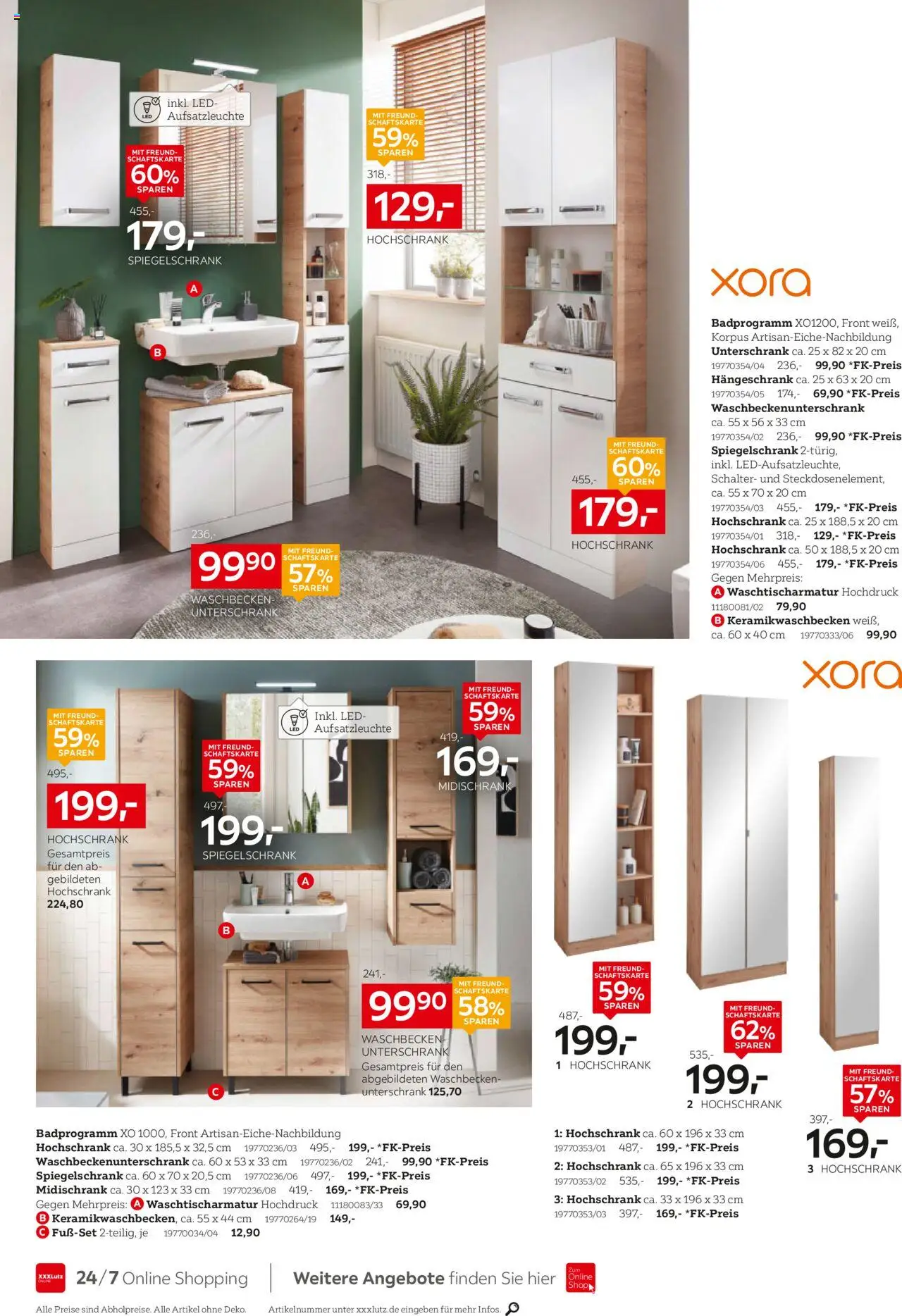 XXXL Lutz Bad Spezial - gültig ab dem 27.07.2025 | Seite: 4 | Produkte: Spiegelschrank, Unterschrank, Hochschrank, Midischrank