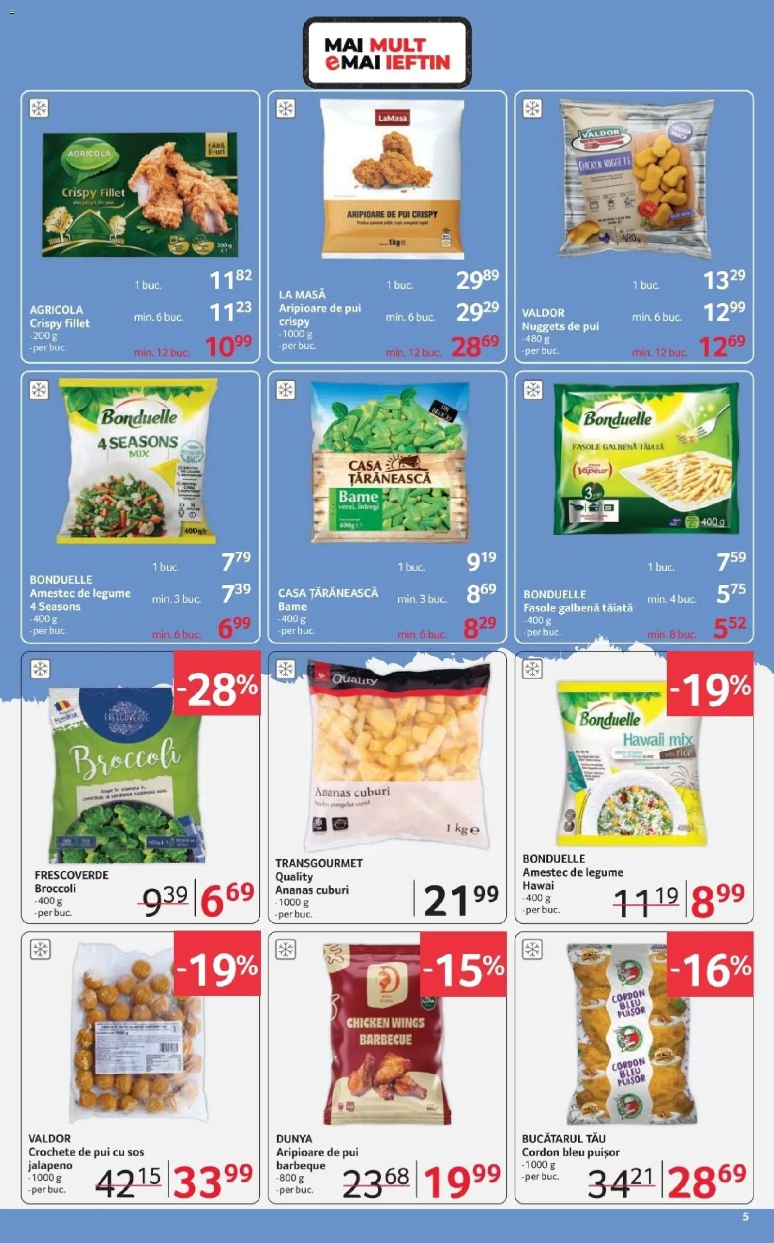 Noul catalog Selgros – valabil de la 23.01.2026 | Pagină: 5 | Produse: Masă, Ananas, Legume, Sos