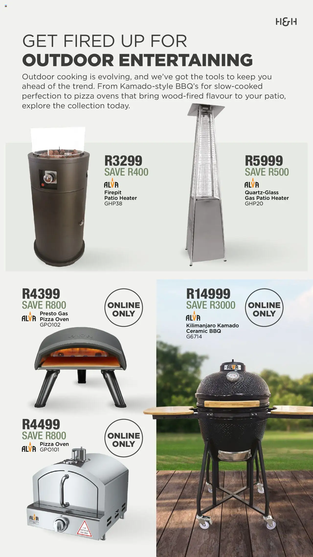 House and Home - Patio Catalogue │ valid from 11.08.2025 | Page: 18 | Products: Oven, Pizza, Heater