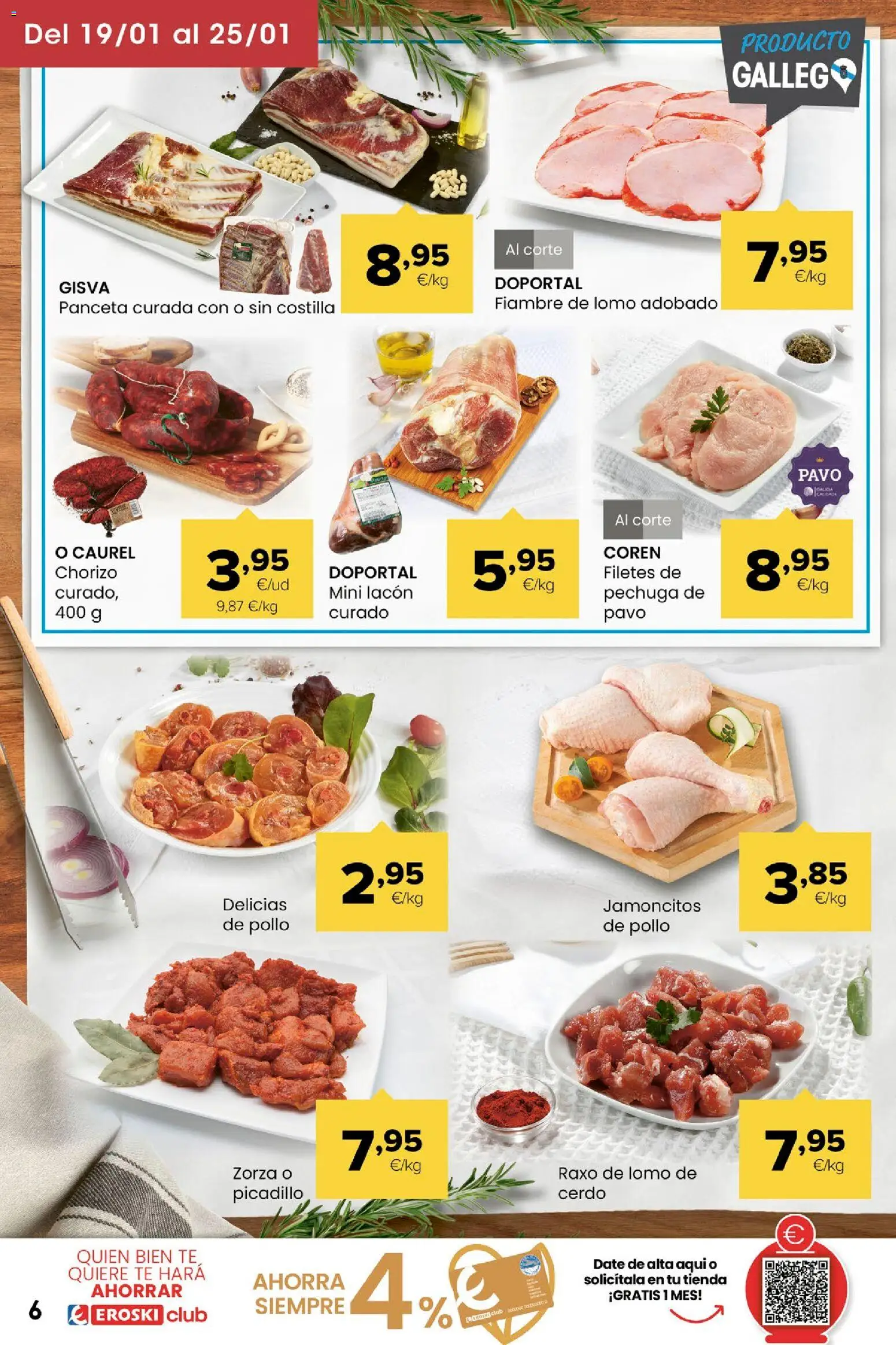 Eroski folleto │ válido desde el 15.01.2026 | Página: 6 | Productos: Ηλεκτρικός φούρνος, Cerdo, Té