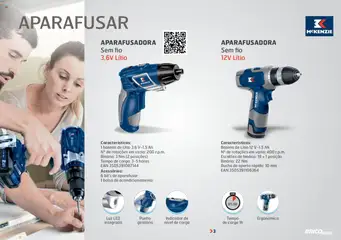 Pré-visualização BricoMarché McKenzie válido de 27.12.2023 | Página: 3 | Produtos: Bolsa, Bateria