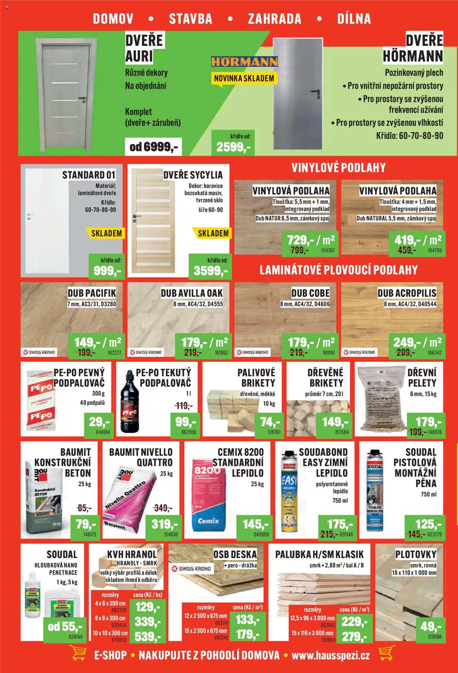Haus Spezi leták od 14.11.2025 | Strana: 5 | Produkty: Vinylové podlahy, Pelety, Zahrada, Plech
