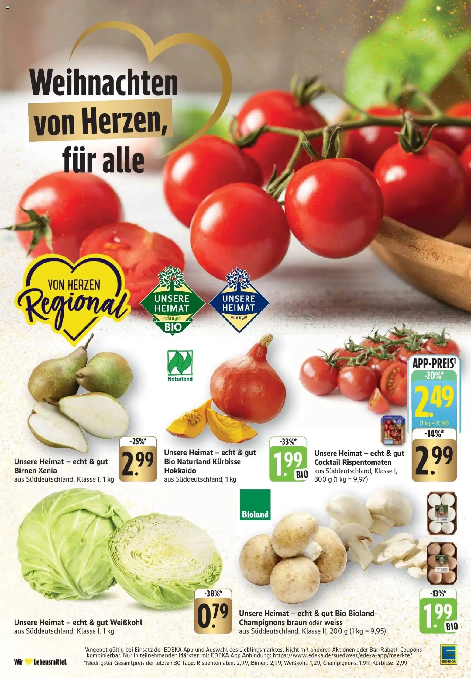 Edeka prospekt Bruchsal - Untergrombach	 – gültig ab 08.12.2025 | Seite: 2 | Produkte: Champignons
