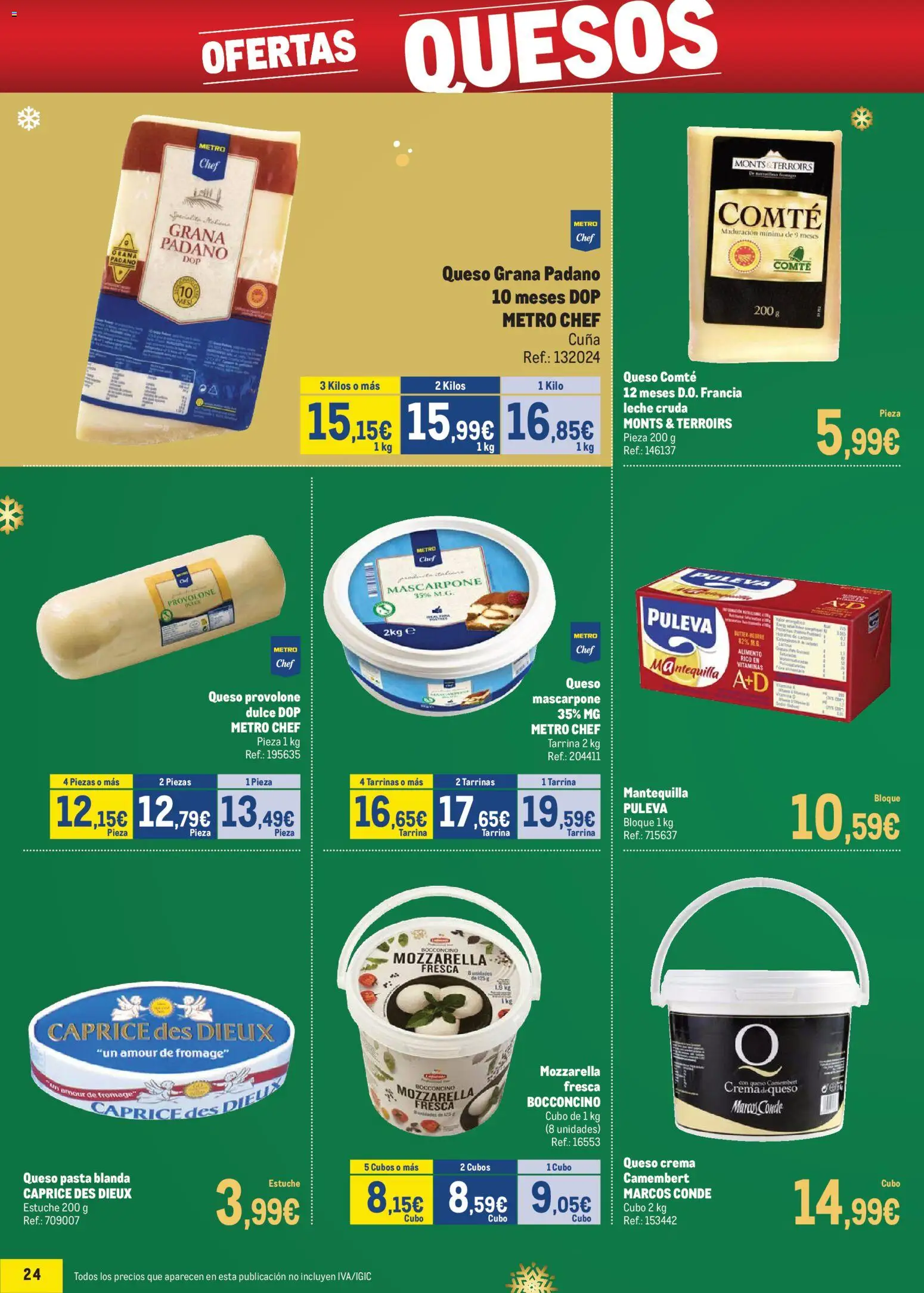 Makro - Precios Especial Levante │ válido desde el 09.12.2025 | Página: 24 | Productos: Leche, Crema, Συσκευή ροής, Cuna