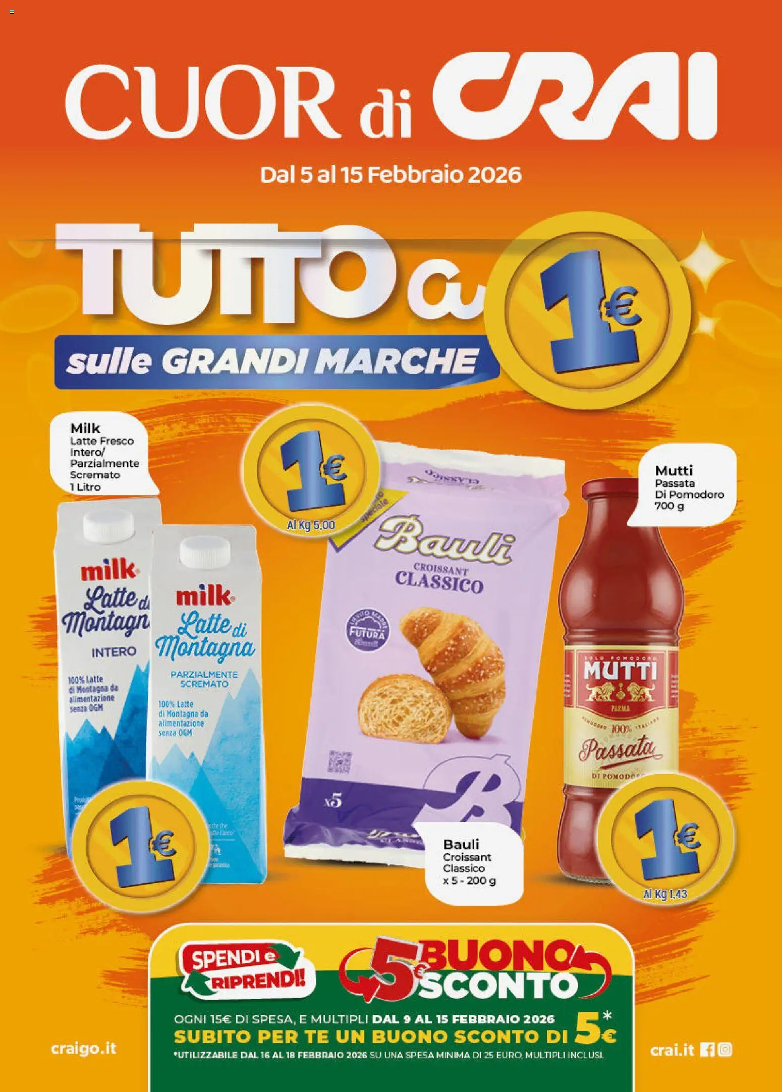 Volantino CRAI del 05.02.2026 | Pagina: 1
