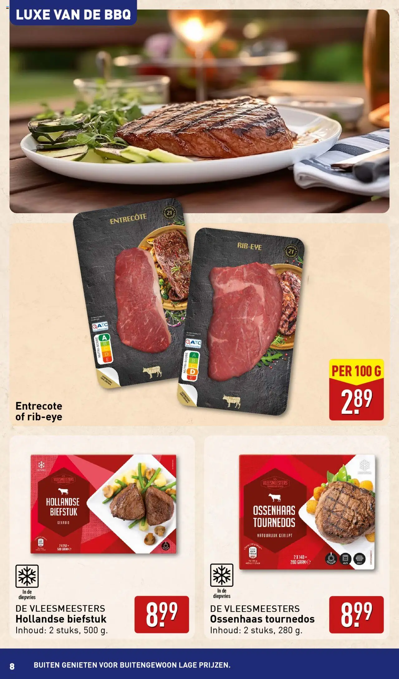  | Pagina: 8 | Producten: Biefstuk, Hollandi mártás