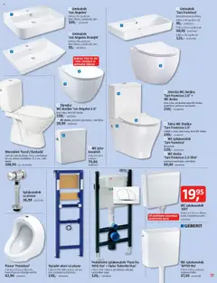 Novi Bauhaus katalog ponudbe – veljaven od 04.09.2025 | Stran: 11 | Izdelki: Okvir, WC školjka, WC deska, Umivalnik