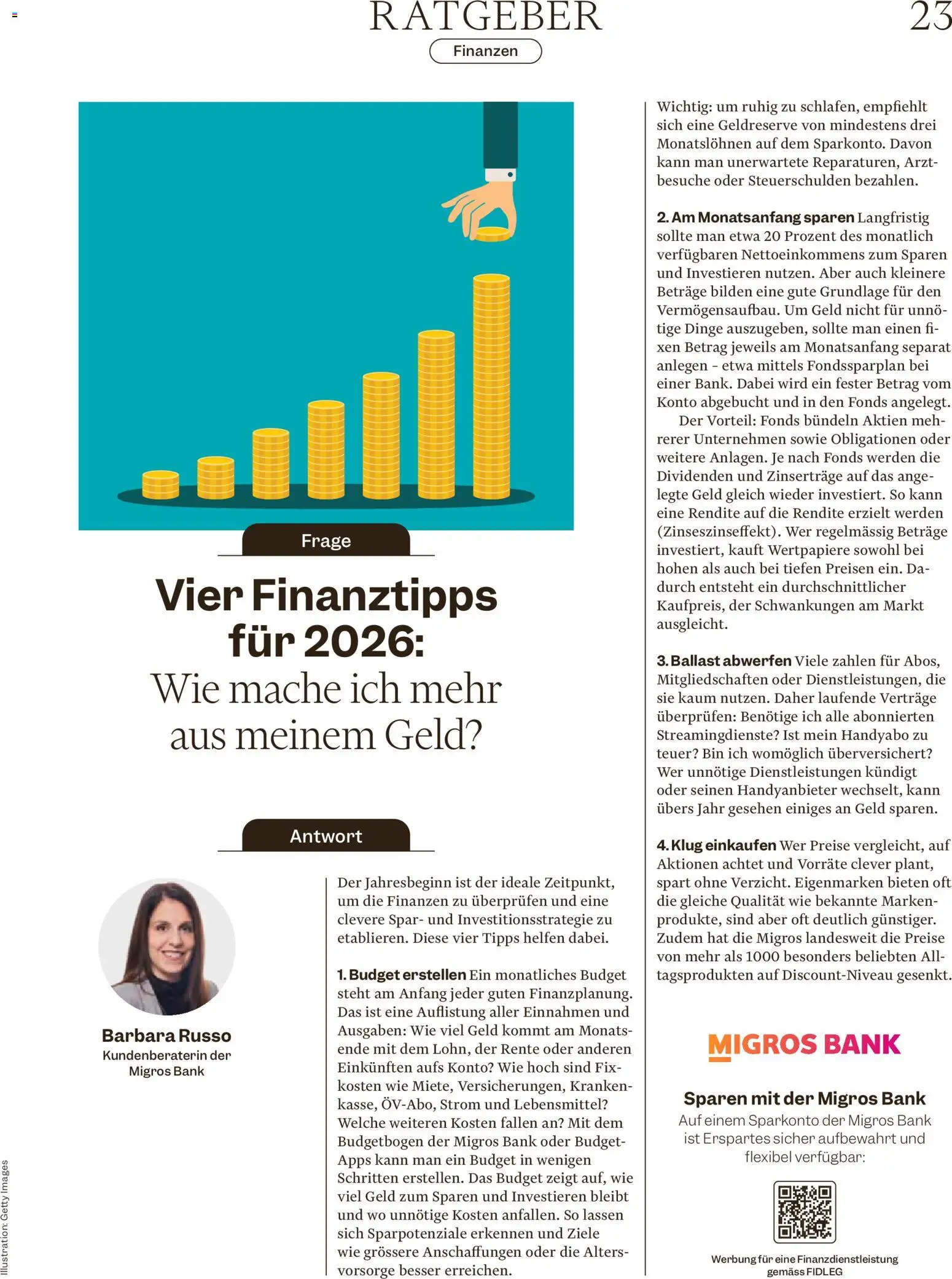 Migros Magazin – gültig ab 19.01.2026 | Seite: 23 | Produkte: Bilden