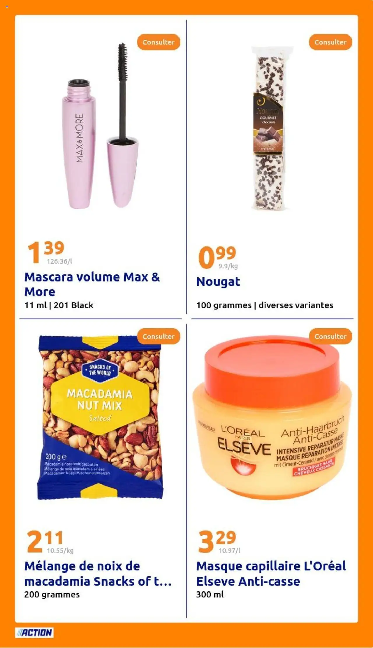  | Page: 31 | Produits: Mascara, Masque, Thé, Noix