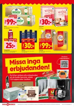 ICA Kvantum - Malmö - Förhandsvisning av reklamblad från butik ICA Kvantum aktuell från 24.11.2025 | Sida: 6 | Produkter: Visp, Hushållsost, Smör, Gurka