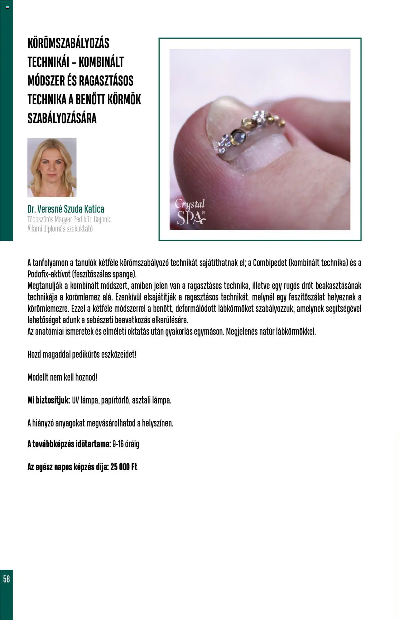 Crystal Nails akciós ujság - amely érvényes a következő dátumtól: 01.06.2025 | Oldal: 58