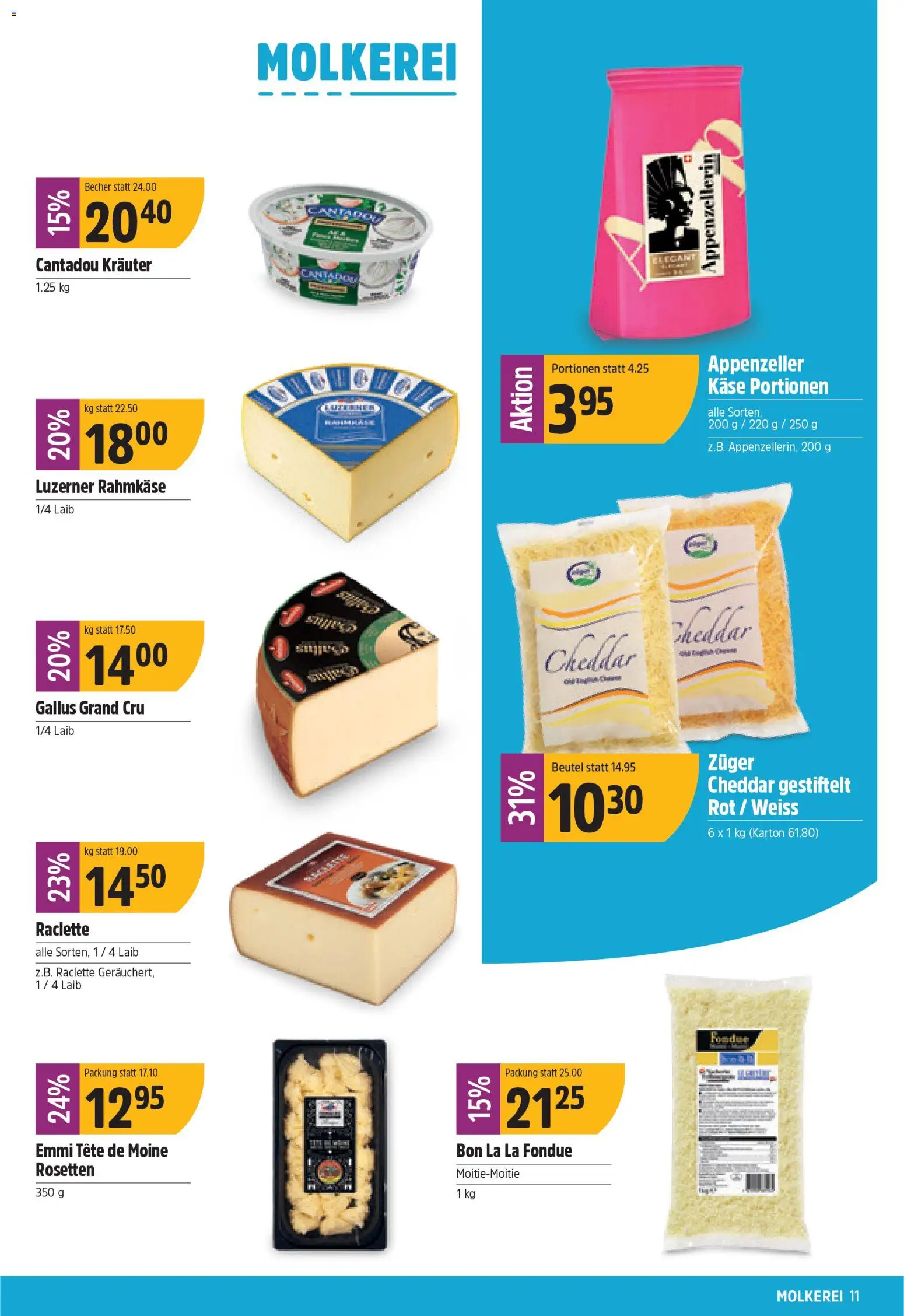 TopCC Aktionen – gültig ab 26.01.2026 | Seite: 11 | Produkte: Käse, Raclette, Fondue