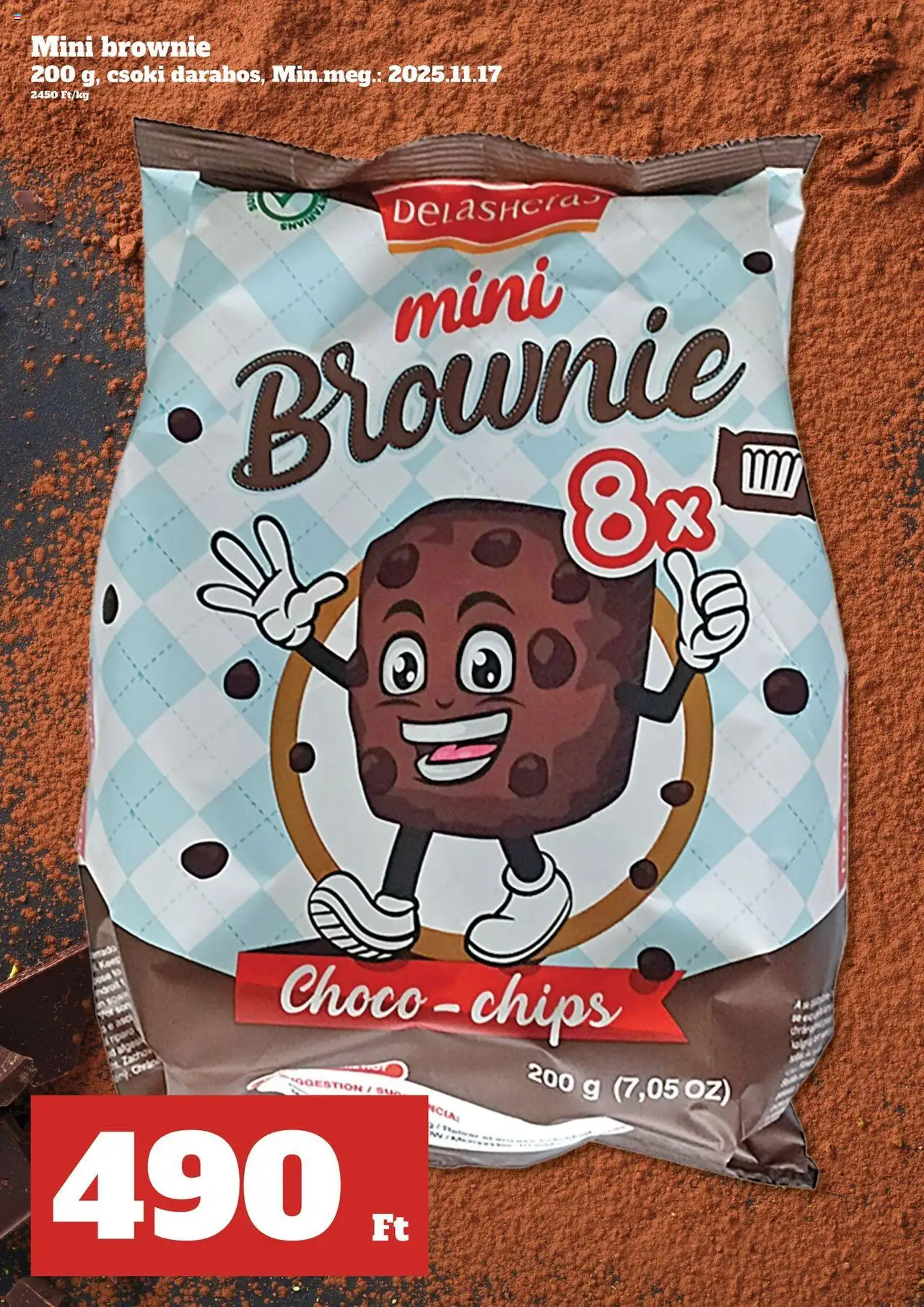 Family Diszkont akciós ujság - amely érvényes a következő dátumtól: 09.10.2025 | Oldal: 17 | Termékek: Chips, Brownie