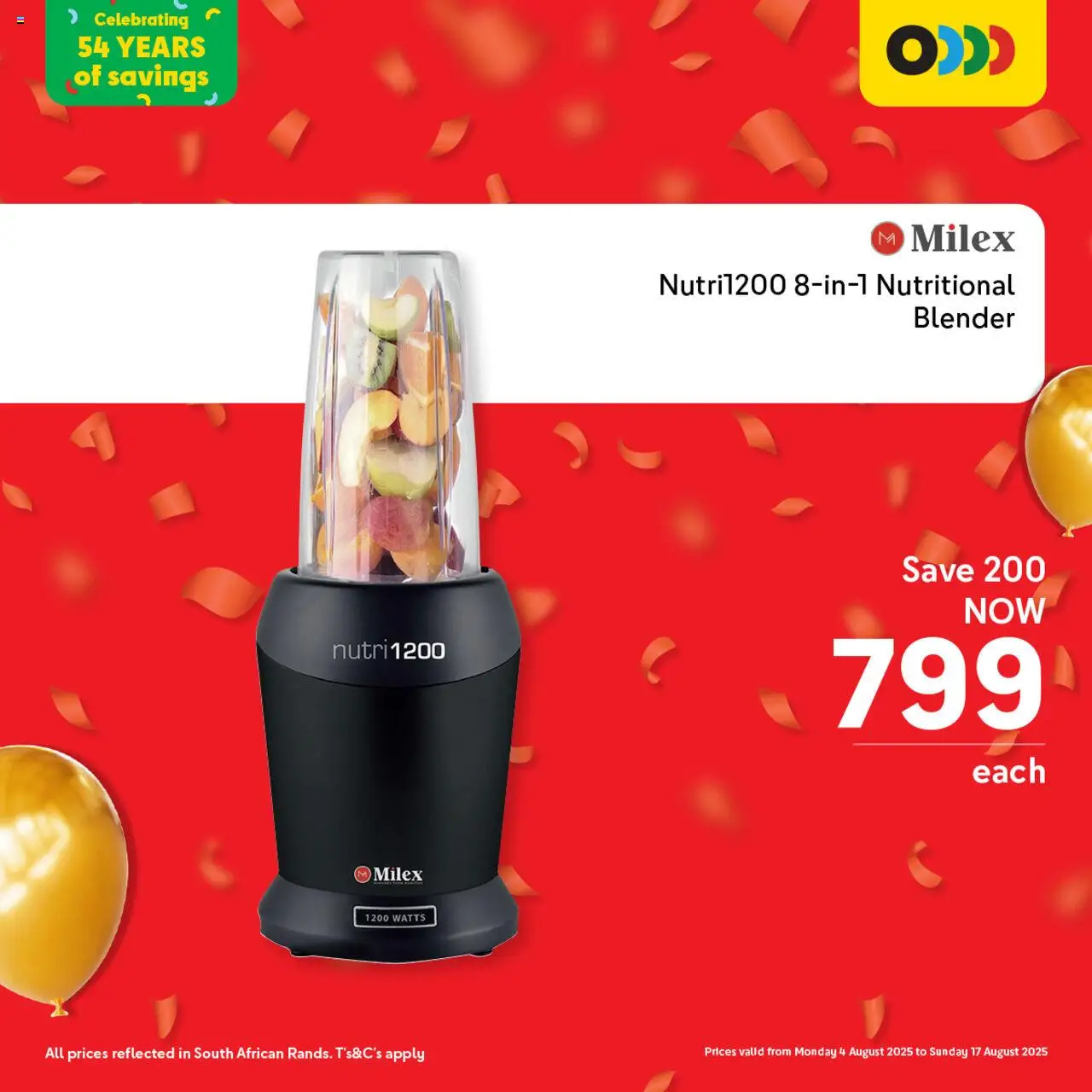 Makro Birthday Deals Kitchen │ valid from 04.08.2025 | Page: 8 | Products: Blender