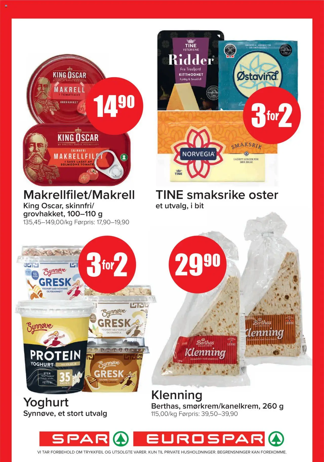 {H1} | Side: 12 | Produkter: Yoghurt, Sukker, Necessär, Mikrovalovka