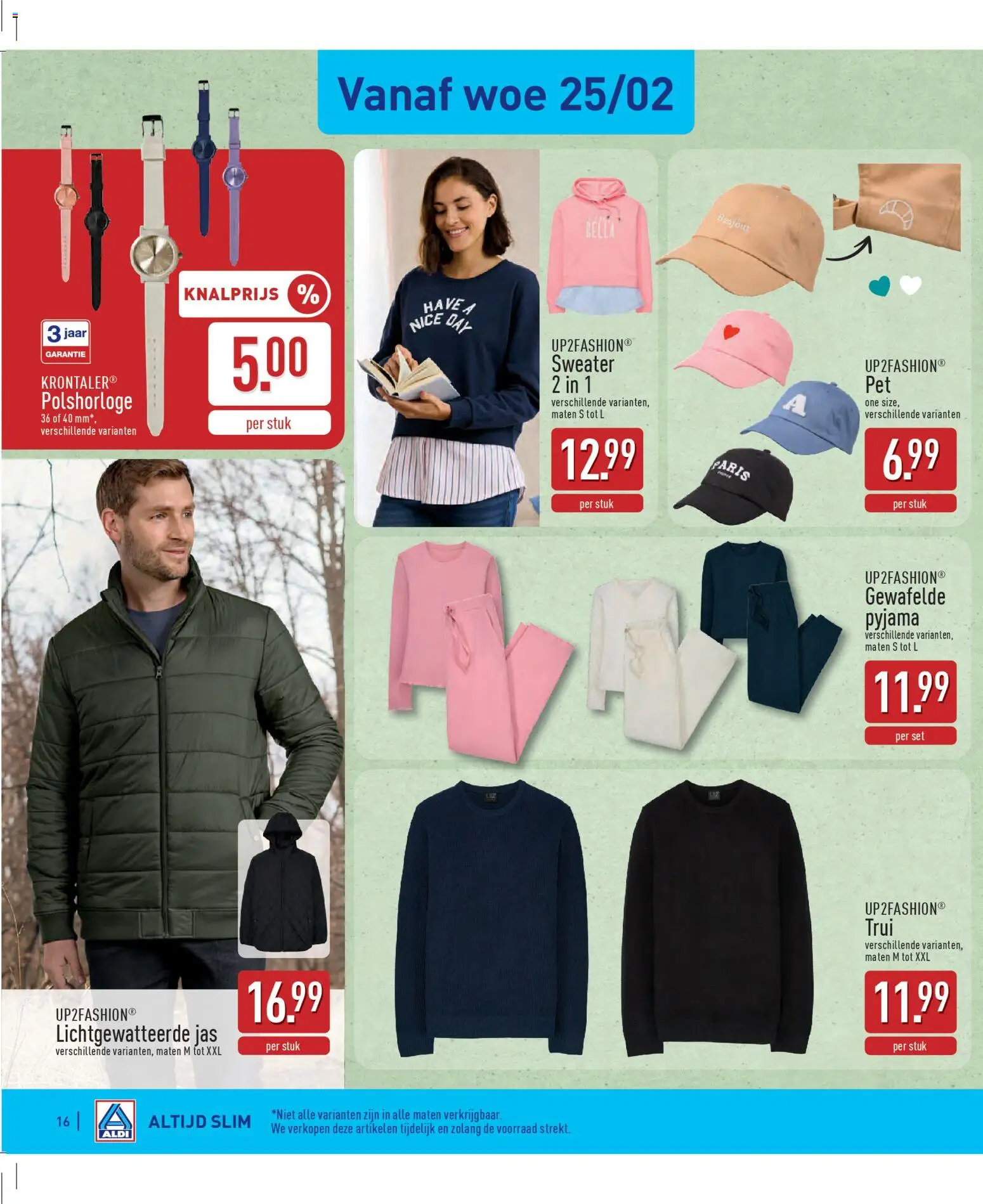 {H1} | Pagina: 16 | Producten: Sweater, Trui, Nice, Jas