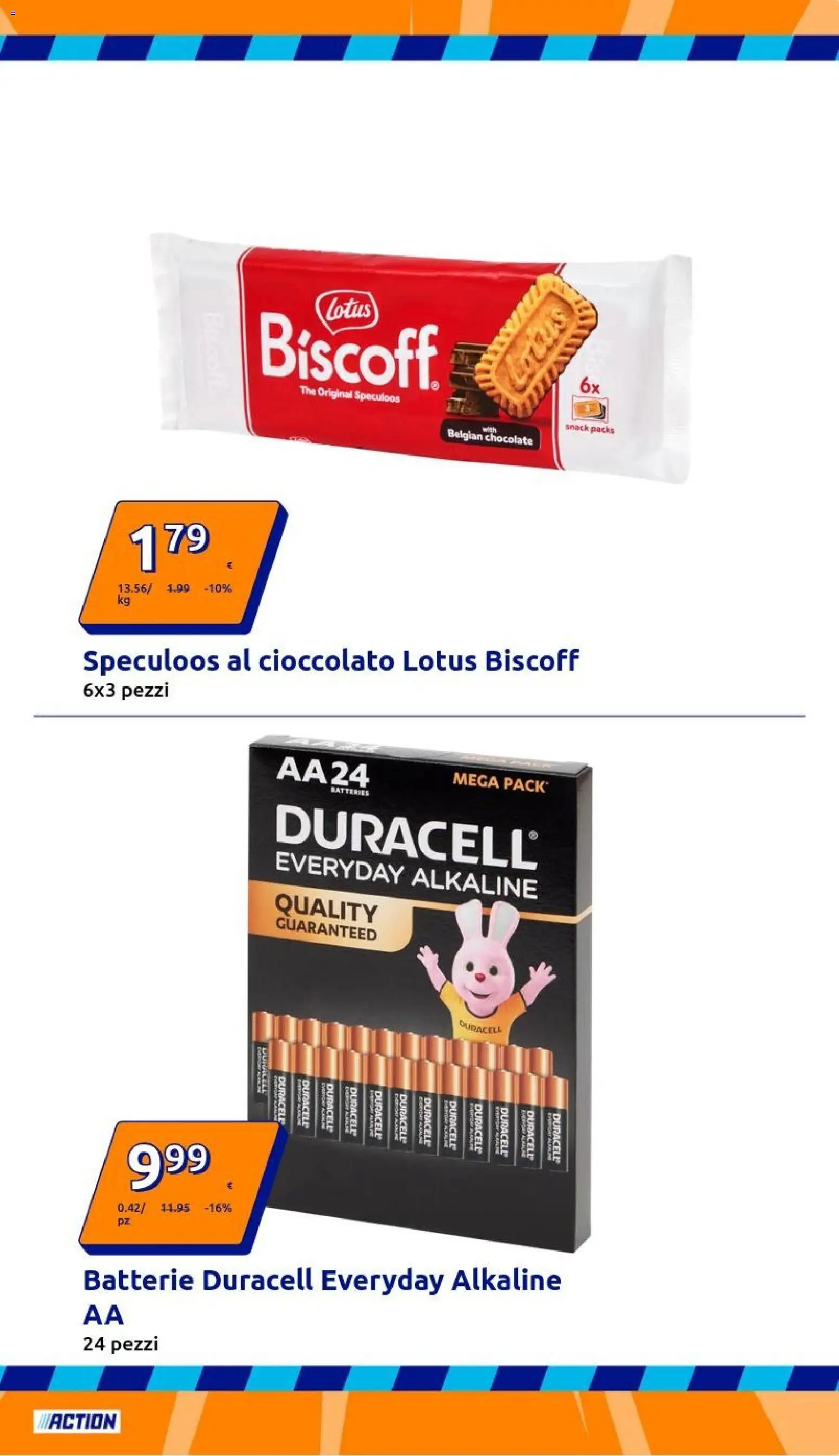 Volantino Action del 14.01.2026 | Pagina: 13 | Prodotti: Cioccolato, The, Batterie