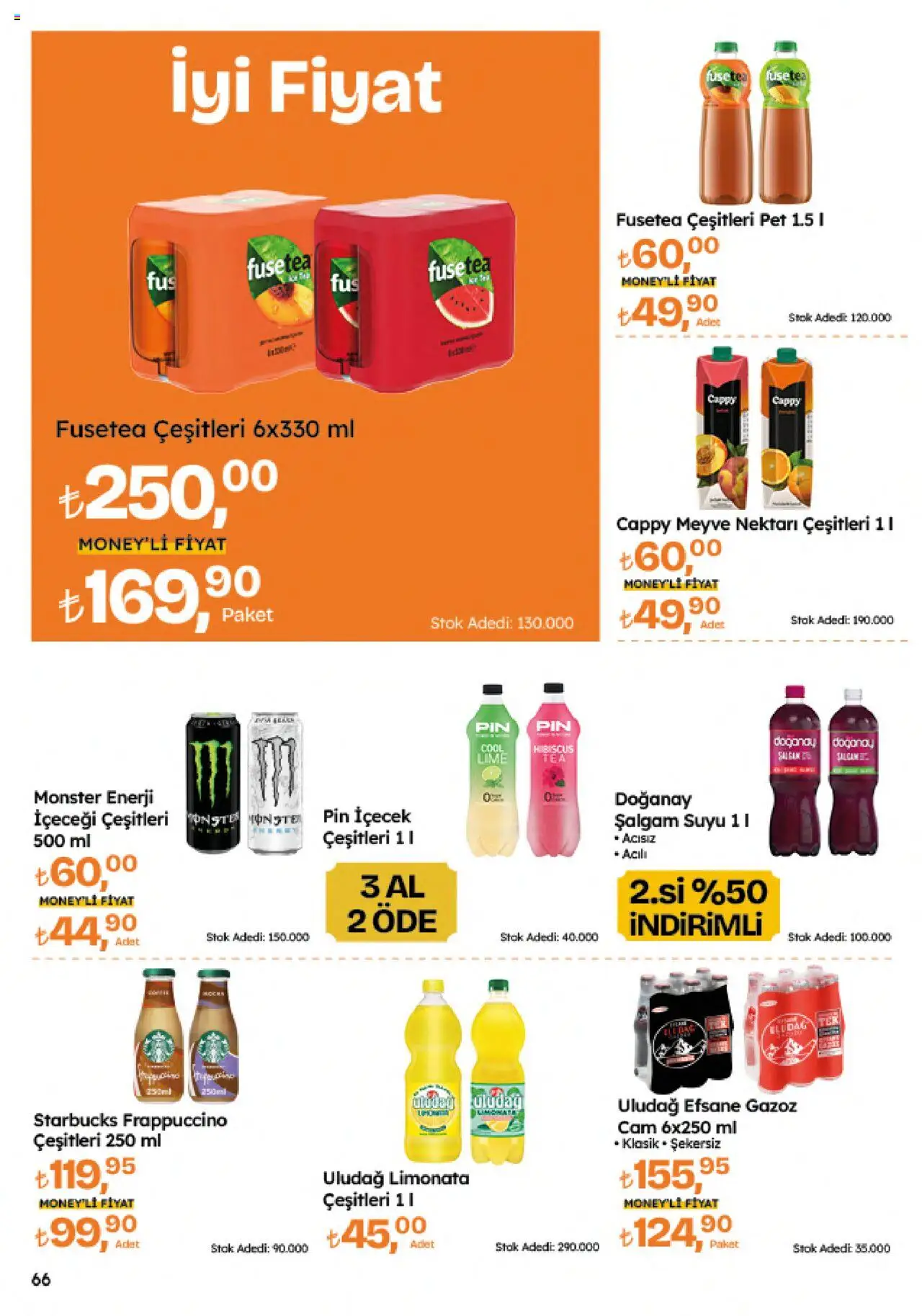 Migros Katalog - Migroskop - 11.09.2025 tarihinden itibaren geçerlidir | Sayfa: 66 | Ürünler: Limonata, Şalgam, Meyve, Enerji içeceği