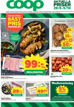 Coop - erbjudanden - Förhandsvisning av reklamblad från butik Coop aktuell från 29.09.2025