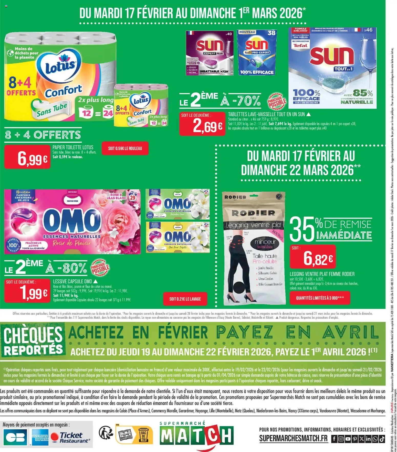 {H1} | Page: 16 | Produits: Coton, Rouleau, Papier toilette Lotus, Lessive