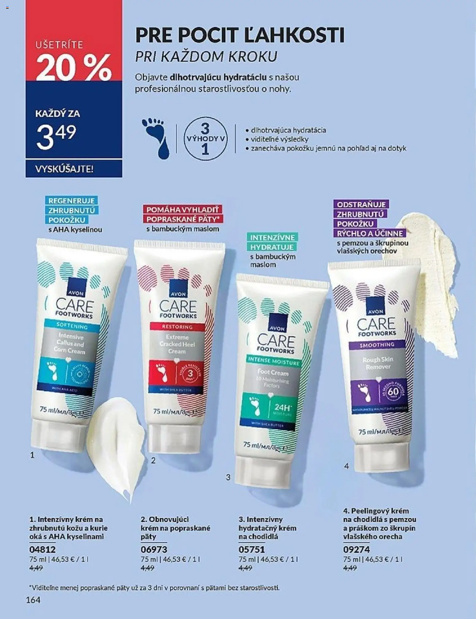 Nové Avon akcie – leták je platný od 01.02.2026 | Strana: 164 | Produkty: Krém