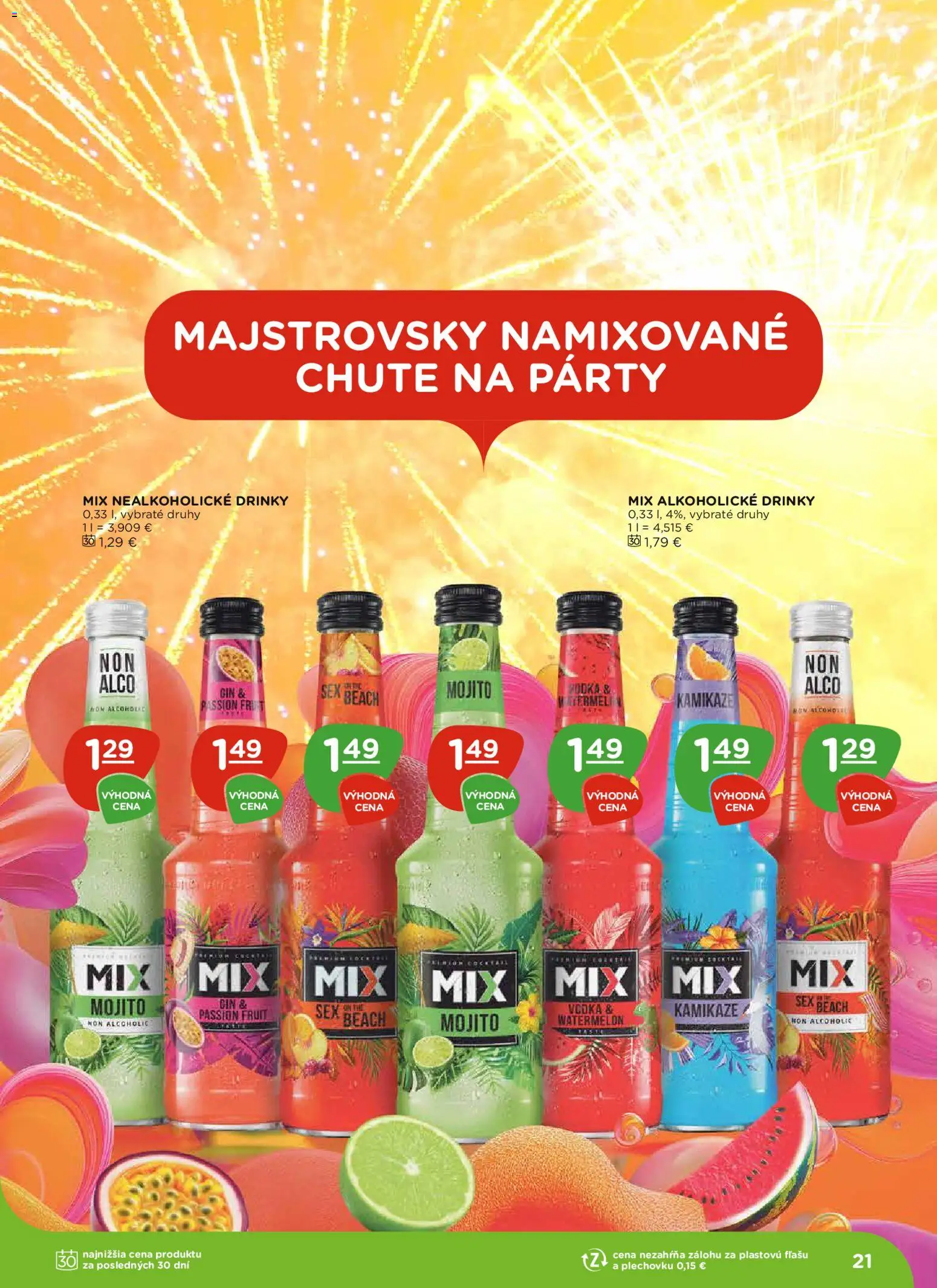 Nové Terno akcie – leták je platný od 18.12.2025 | Strana: 21 | Produkty: Gin