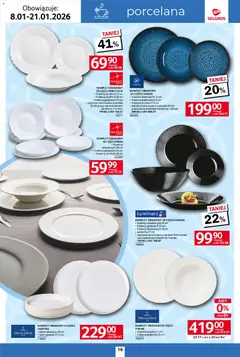 Pogląd oferty "Selgros cash&carry Gazetka - Home&Deco" - ważna od 08.01.2026 | Strona: 16 | Produkty: Talerze