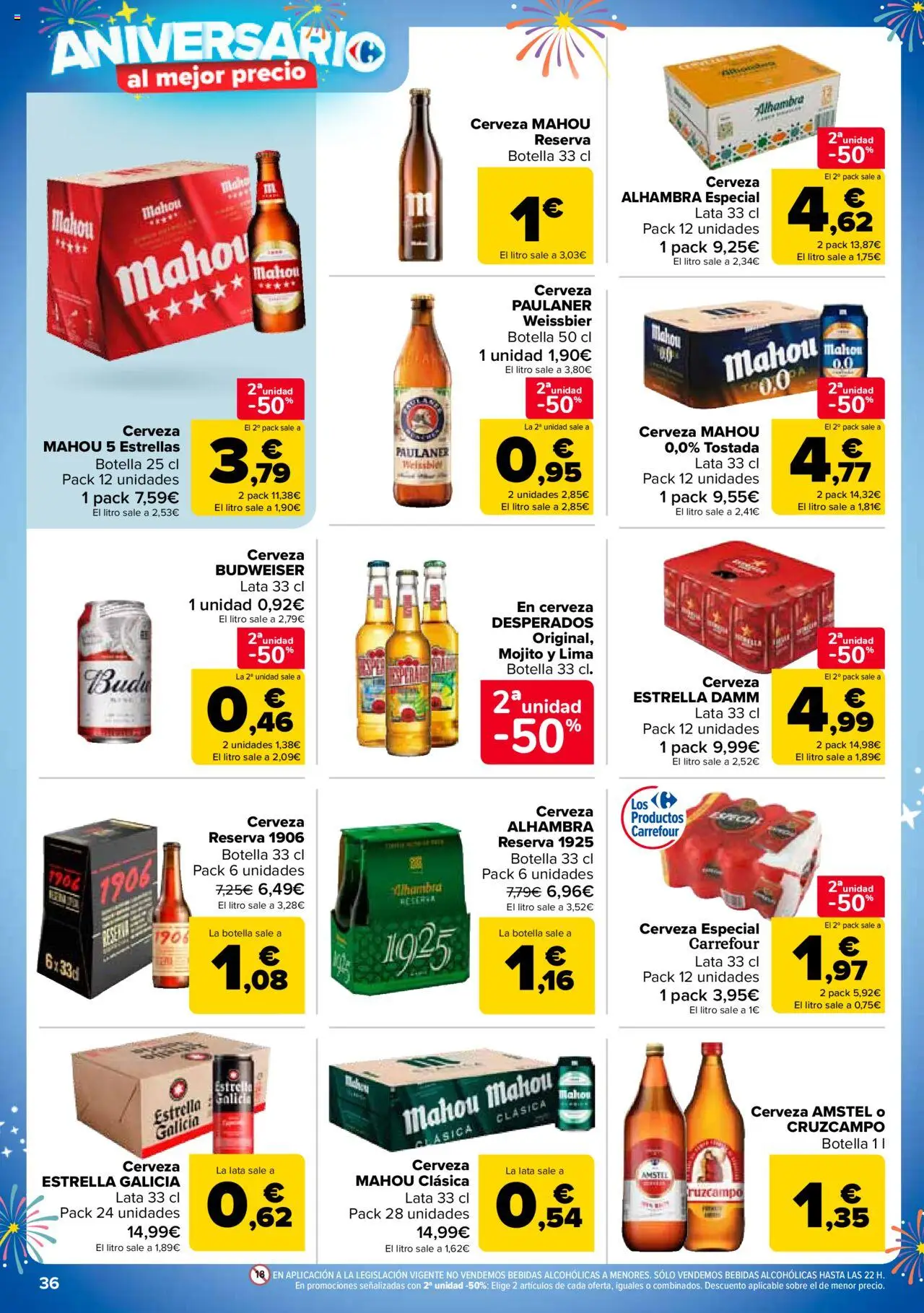 Carrefour folleto │ válido desde el 14.10.2025 | Página: 36 | Productos: Lima, Cerveza, Παρμεζάνα