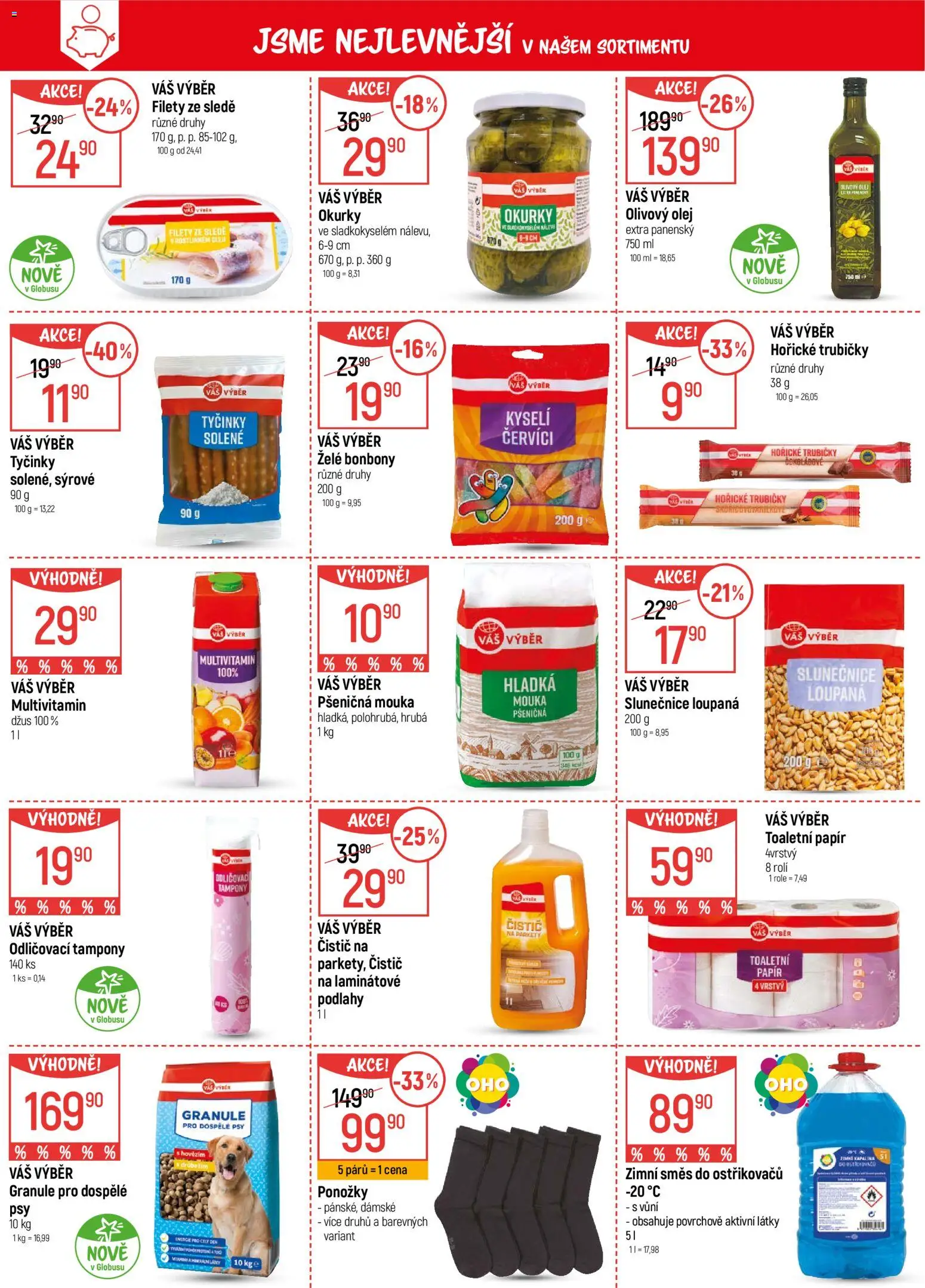 Globus leták - Havířov od 04.02.2026 | Strana: 4 | Produkty: Olivový olej, Bonbóny, Želé bonbóny, Trubičky čokoládové