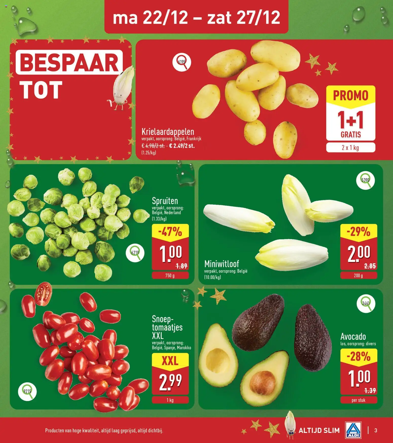 {H1} | Pagina: 3 | Producten: Snoep, Avocado