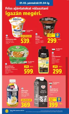Mizo Laktózmentes tejföl, Laktózmentes tejföl, Zsírtartalom: 20%, 330g - amely érvényes a következő dátumtól: 02.01.2026 | Oldal: 6