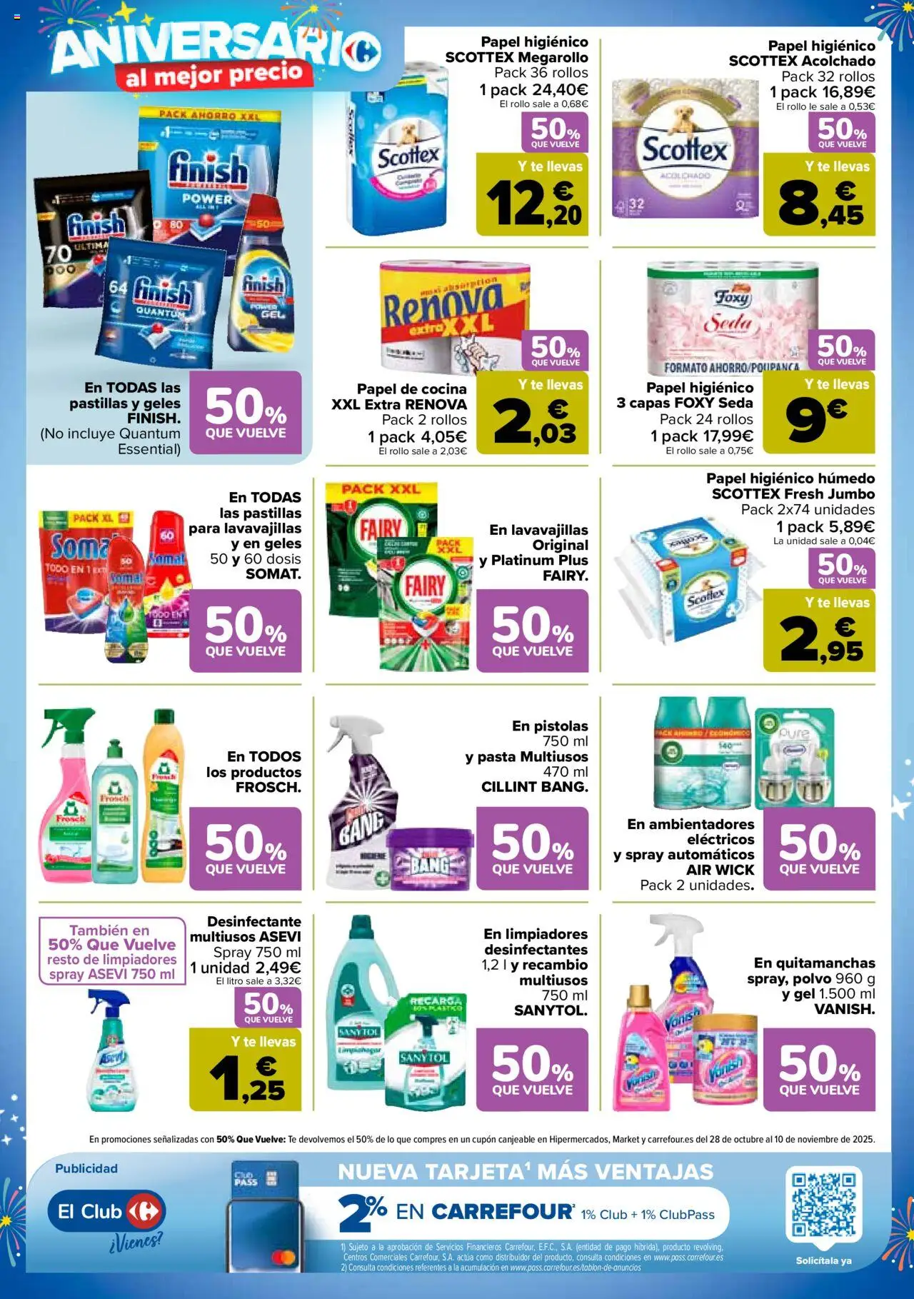 Carrefour folleto │ válido desde el 14.10.2025 | Página: 52 | Productos: Pasta, Té, Cocina, Lavavajillas