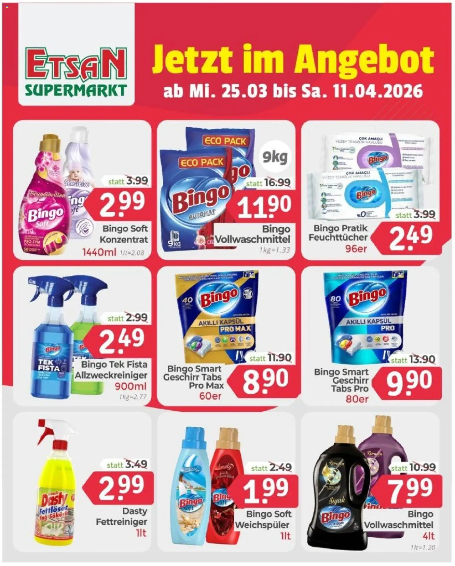 ETSAN Flugblatt gültig ab 09.04.2026 | Seite: 5 | Produkte: Weichspüler