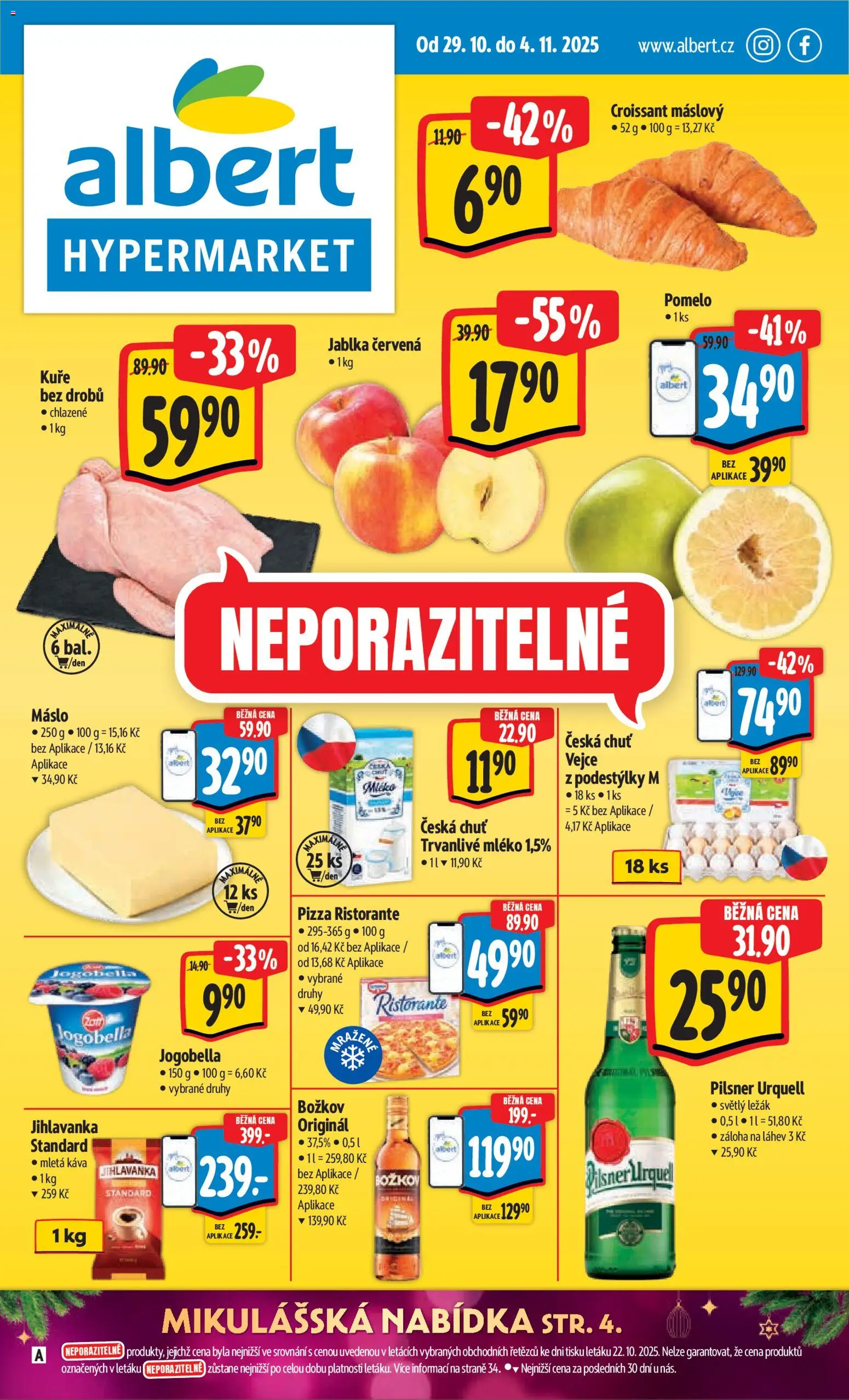 Albert leták - Hypermarket od 29.10.2025 | Strana: 1