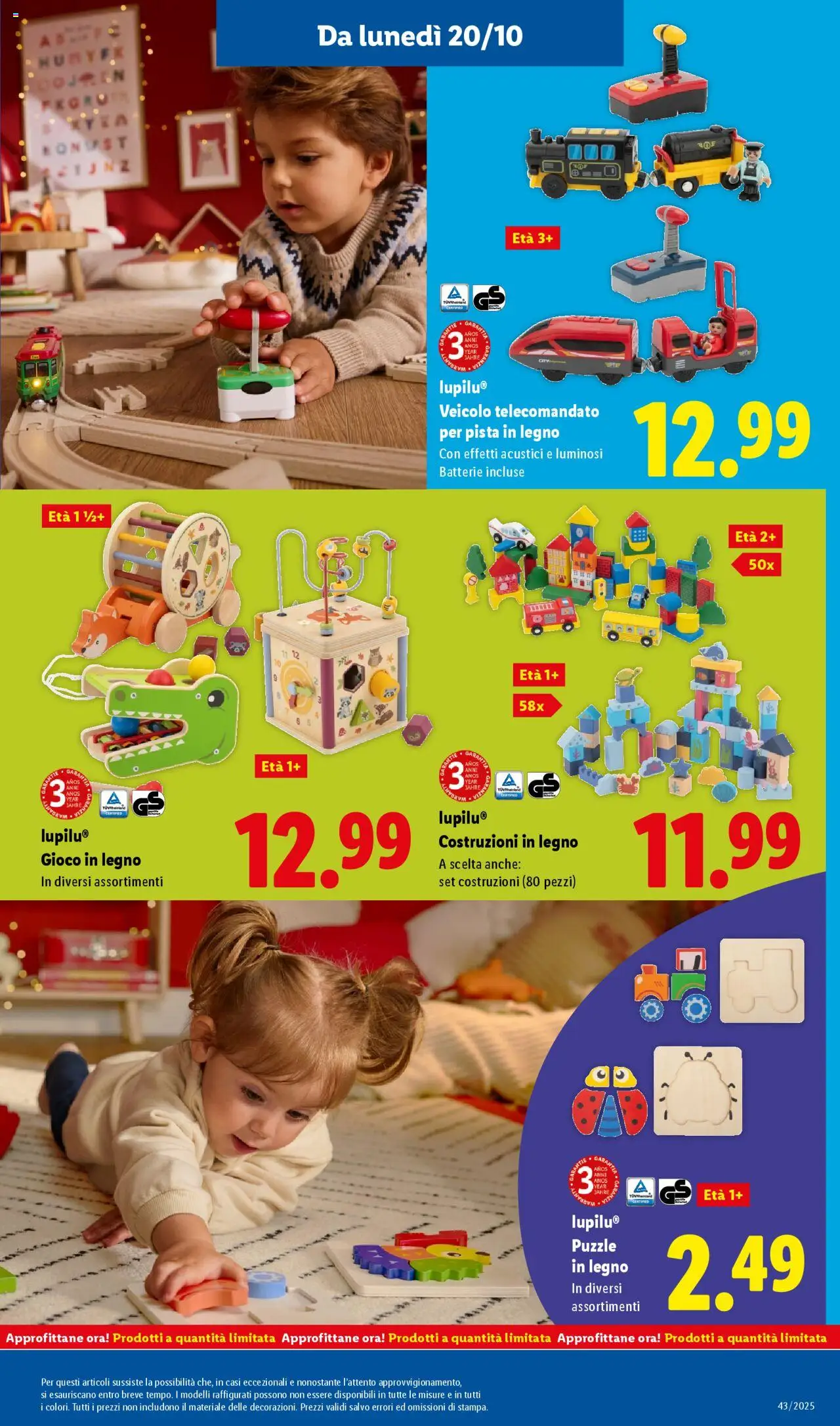 Volantino Lidl del 20.10.2025 | Pagina: 39 | Prodotti: Gioco, Batterie