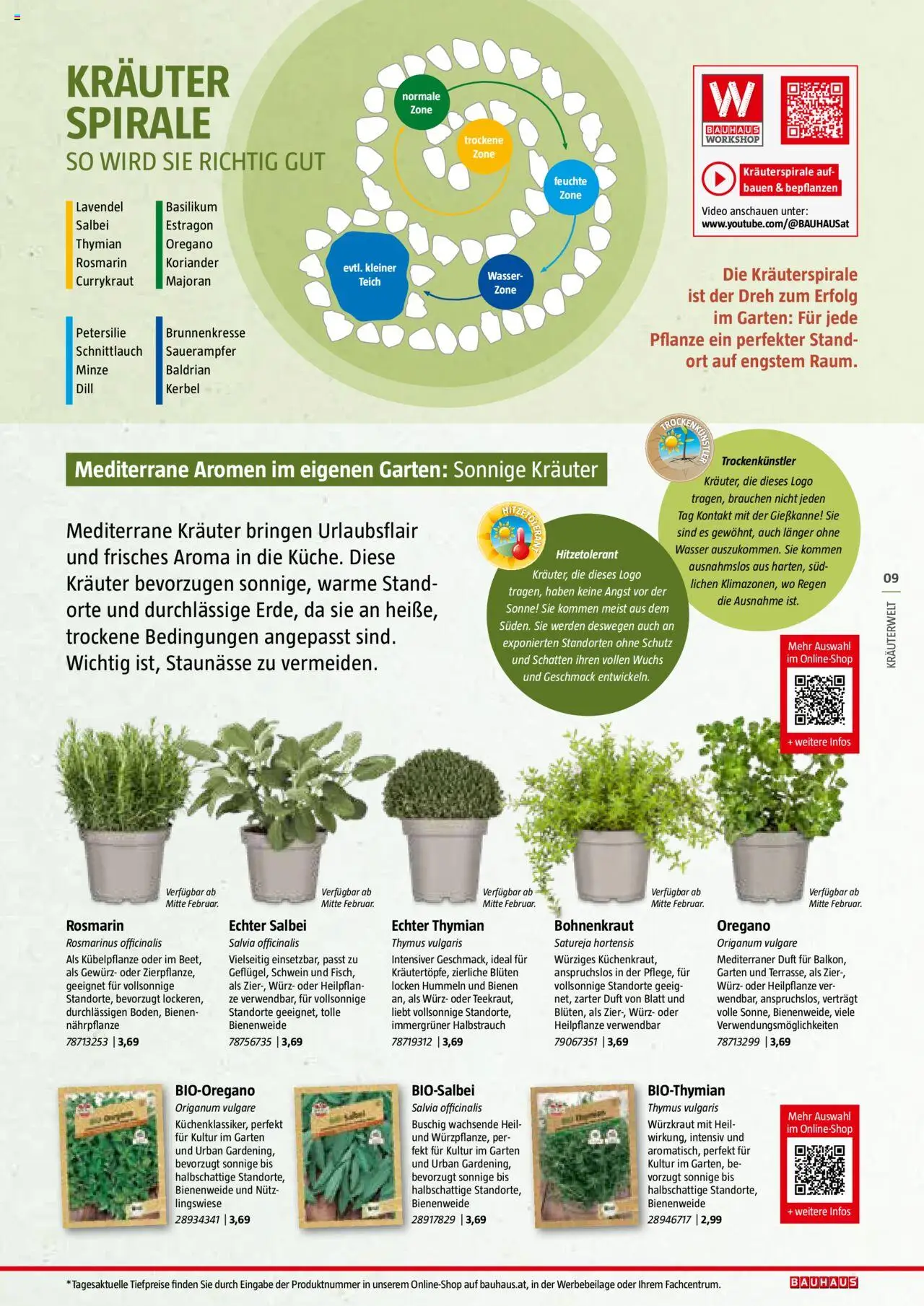Bauhaus Reiche Ernte Magazin 2025 gültig ab 01.07.2025 | Seite: 9 | Produkte: Wasser, Dill, Video, Duft