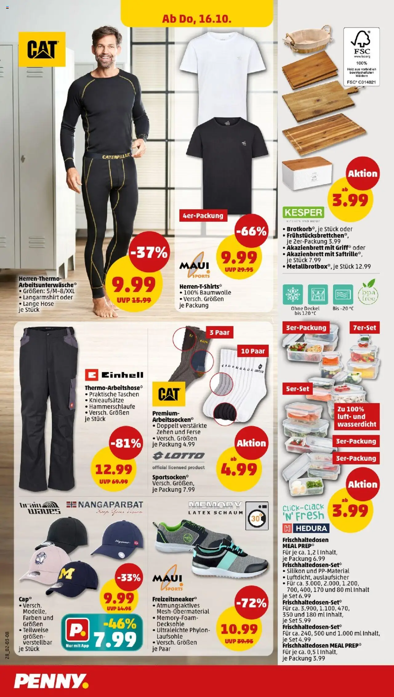 Penny Hamburg – gültig ab 13.10.2025 | Seite: 32 | Produkte: Langarmshirt, Hose