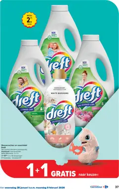 Carrefour folder week 5 - Voorbeeld van een folder van Carrefour, geldig van 28.01.2026 | Pagina: 37 | Producten: Wasmiddel, Wasverzachter