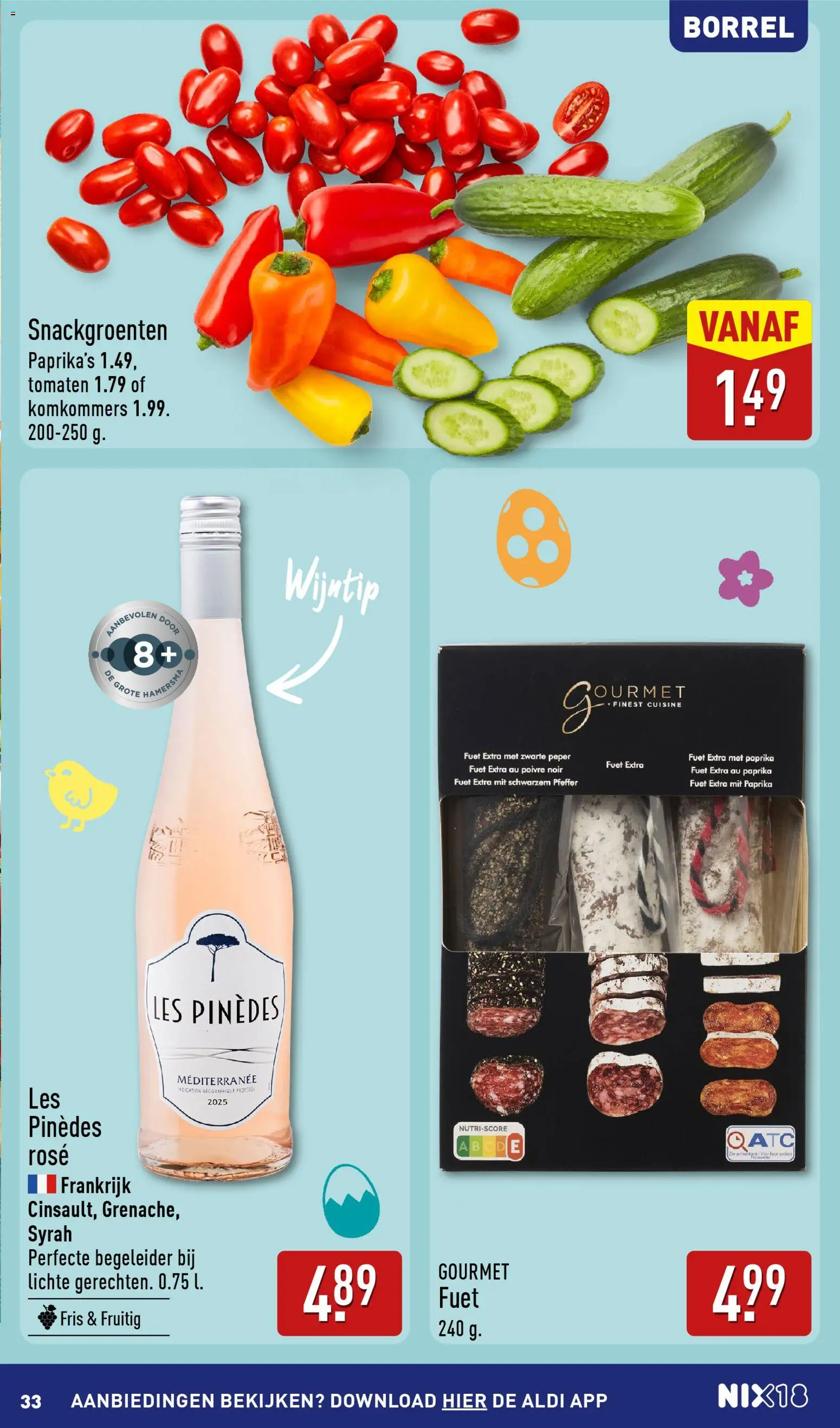 {H1} | Pagina: 33 | Producten: Komkommers, Kész piskótalap, Zwarte Peper, Peper