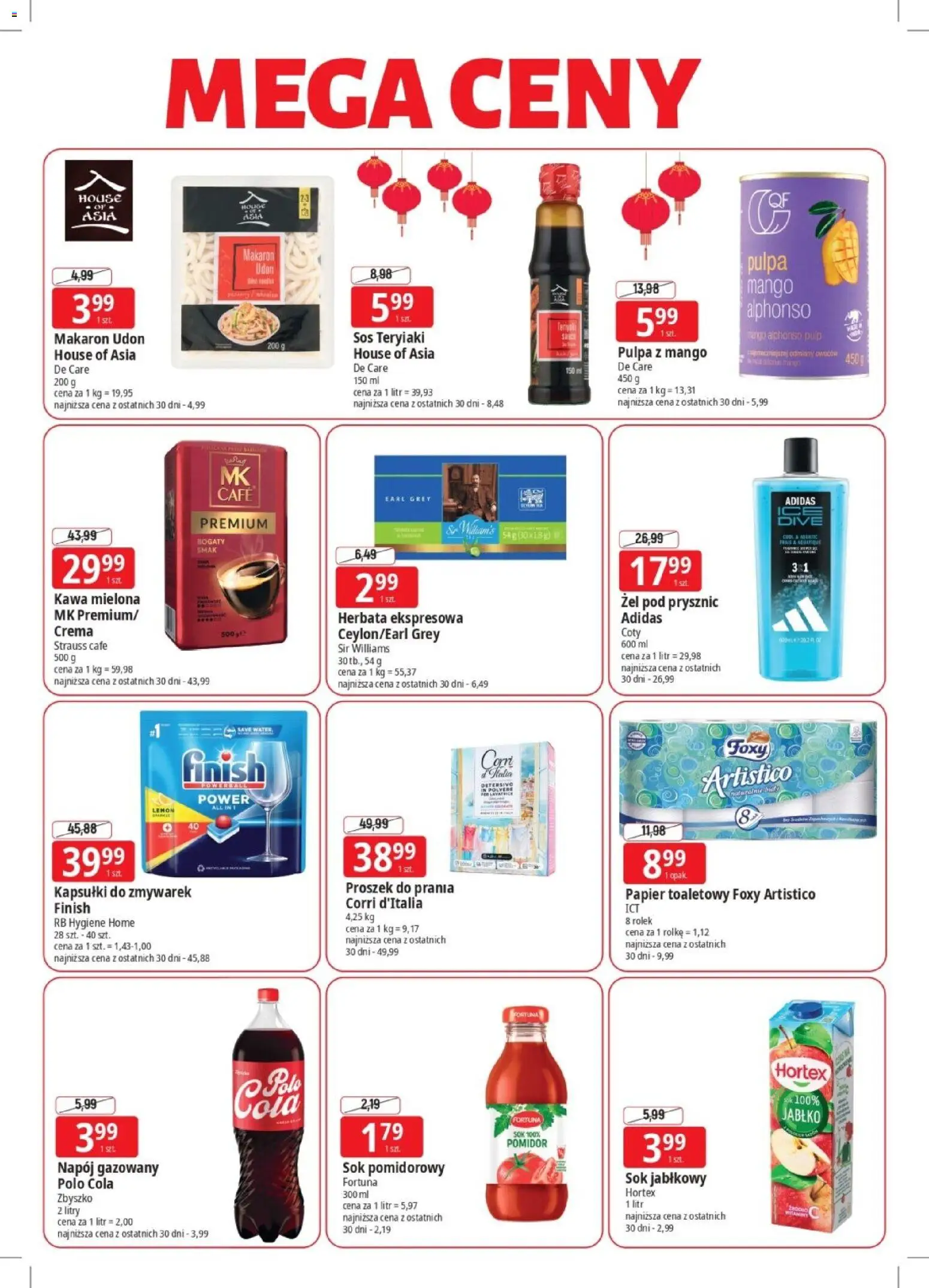 E.Leclerc gazetka - Elbląg od 13.04.2026 | Strona: 3 | Produkty: Papier toaletowy, Herbata, Makaron, Proszek do prania