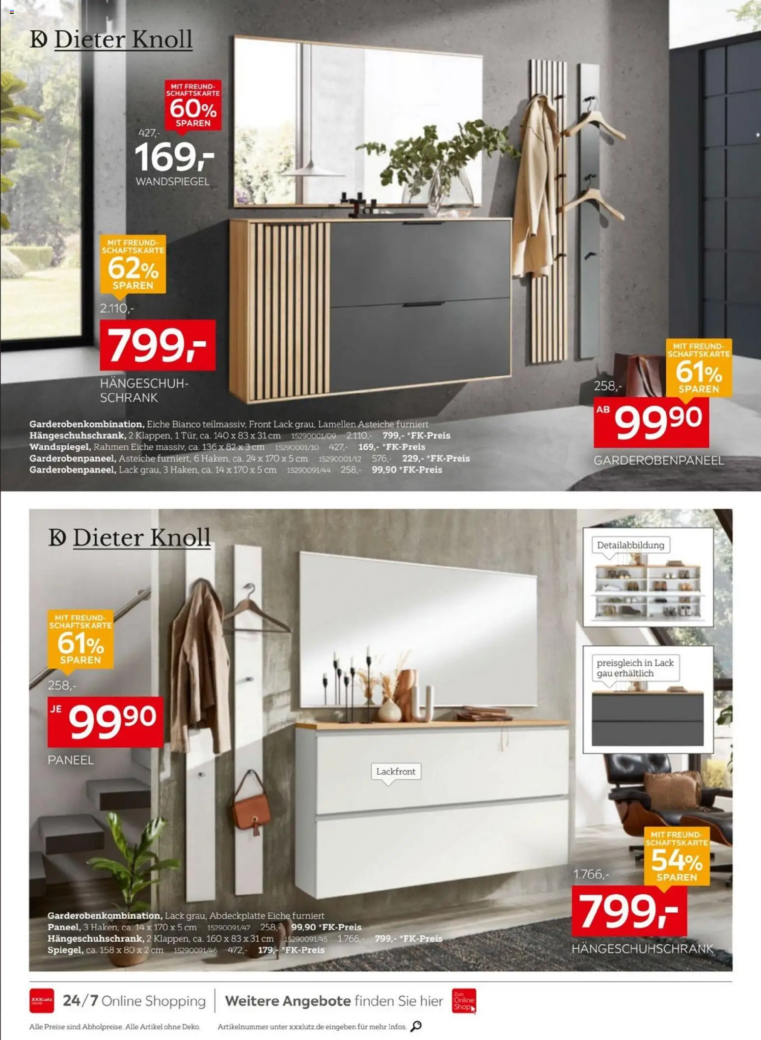 XXXL Lutz - Wohnaccessoires – gültig ab 28.12.2025 | Seite: 10 | Produkte: Schrank, Wandspiegel