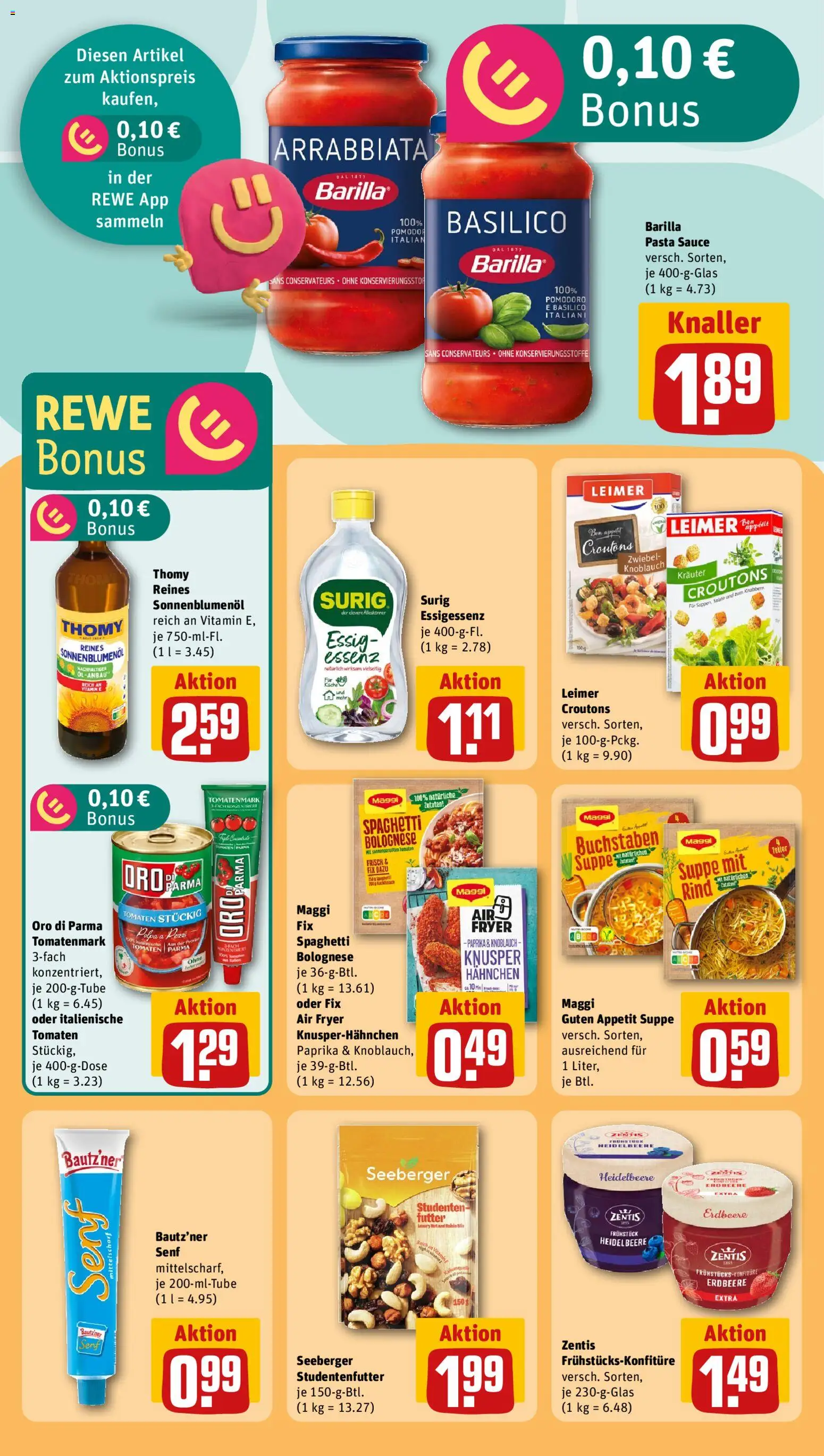 Rewe Prospekt 	 – gültig ab 02.03.2026 | Seite: 24 | Produkte: Öl, Oro di parma, Paprika, Maggi fix