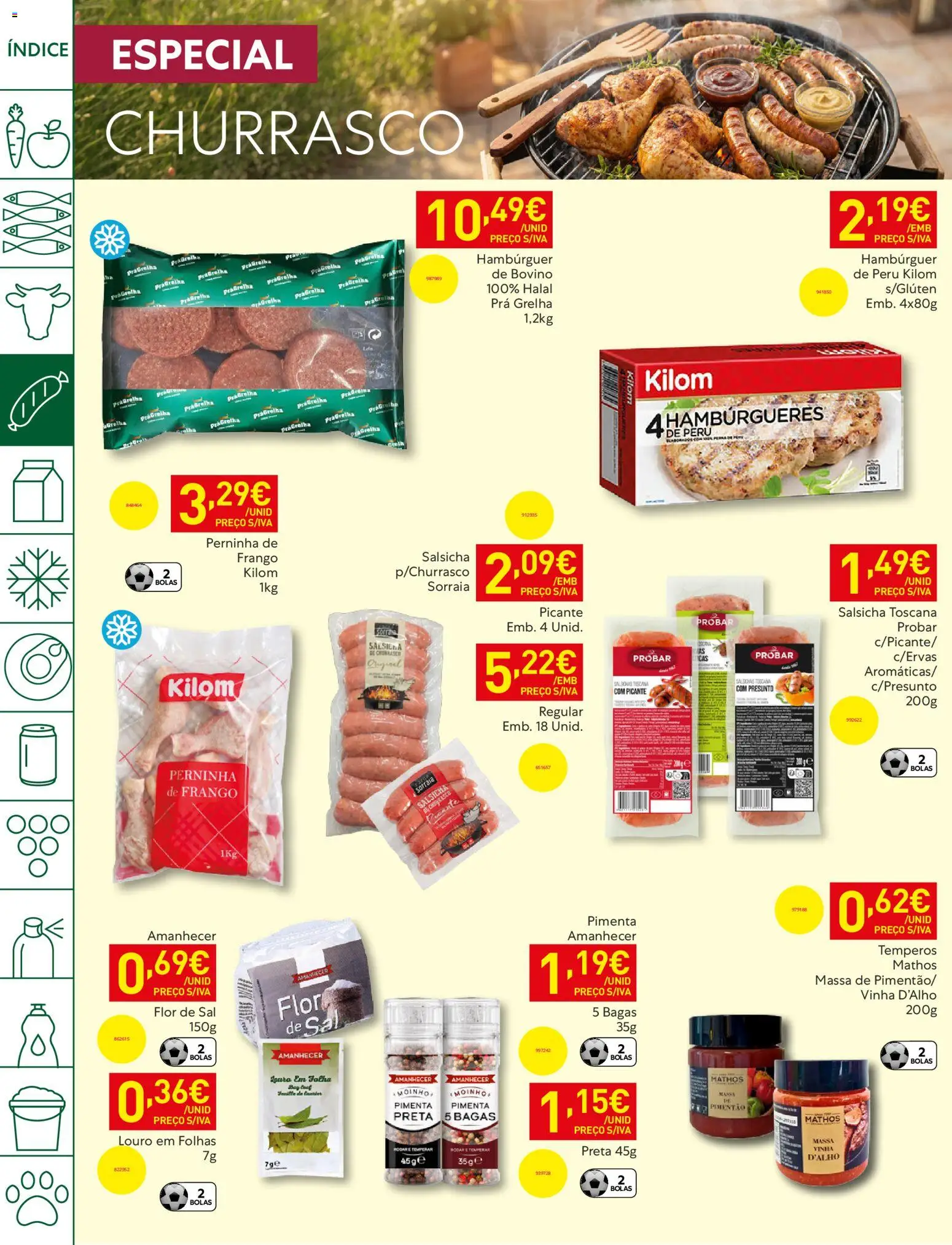 Recheio - Bons Negócios Madeira │ válido de 21.04.2026 | Página: 8 | Produtos: Pimenta, Pimentão, Sal, Presunto