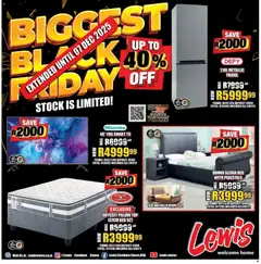 Lewis Stores specials catalogue – valid from 01.12.2025