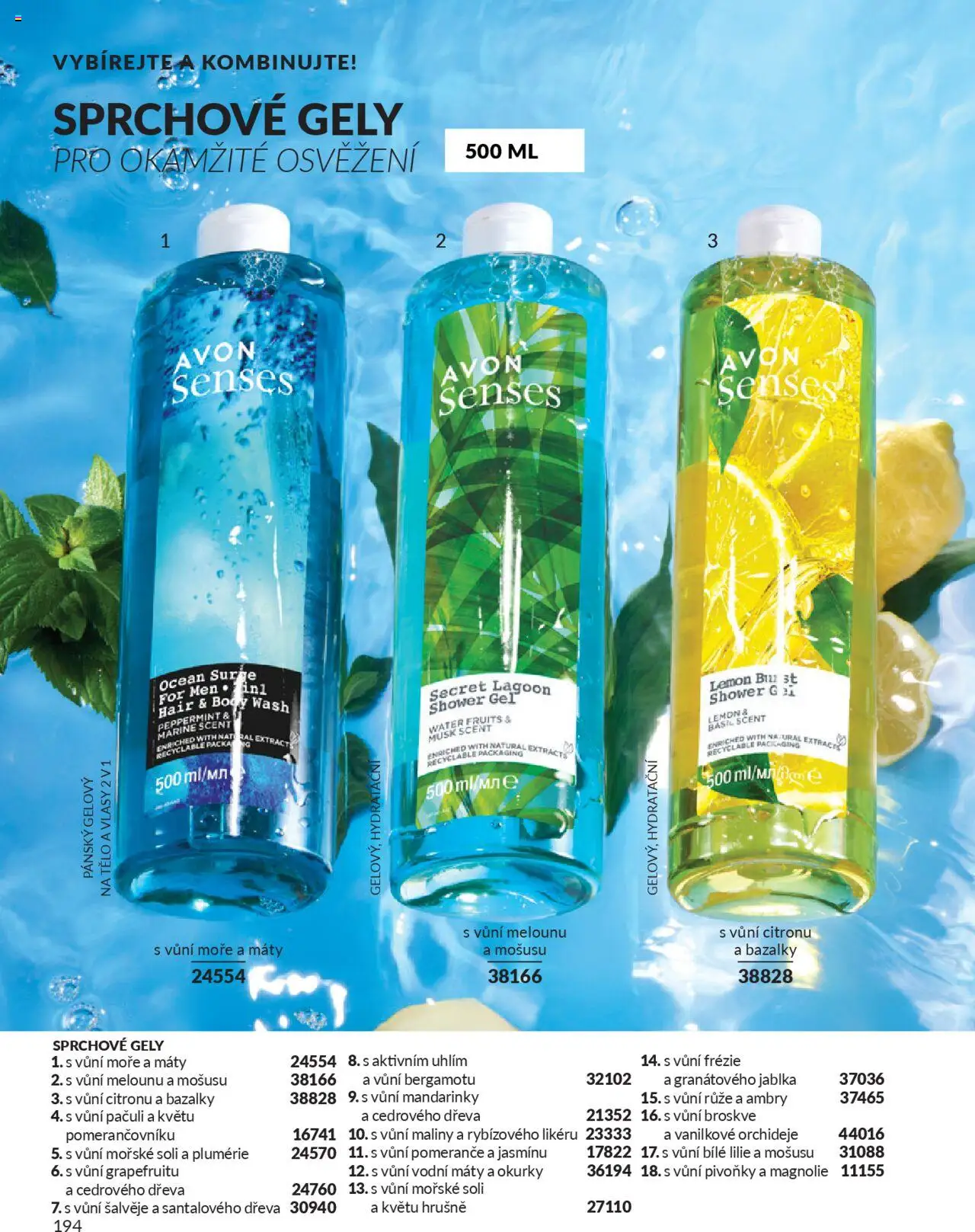 Avon katalog 9/2025 od 01.09.2025 | Strana: 196 | Produkty: Jablka, Pomeranče, Mandarinky, Broskve