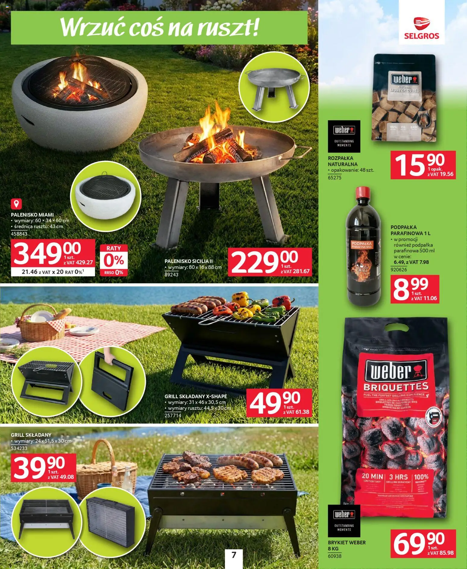 Selgros cash&carry gazetka - Majówka czas start od 23.04.2026 | Strona: 7 | Produkty: Grill, Ruszt