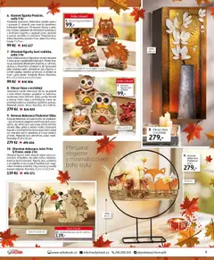 Velký Košík katalog září od 01.09.2025 | Strana: 9 | Produkty: Sova, Figurky, Váza, Dekorace
